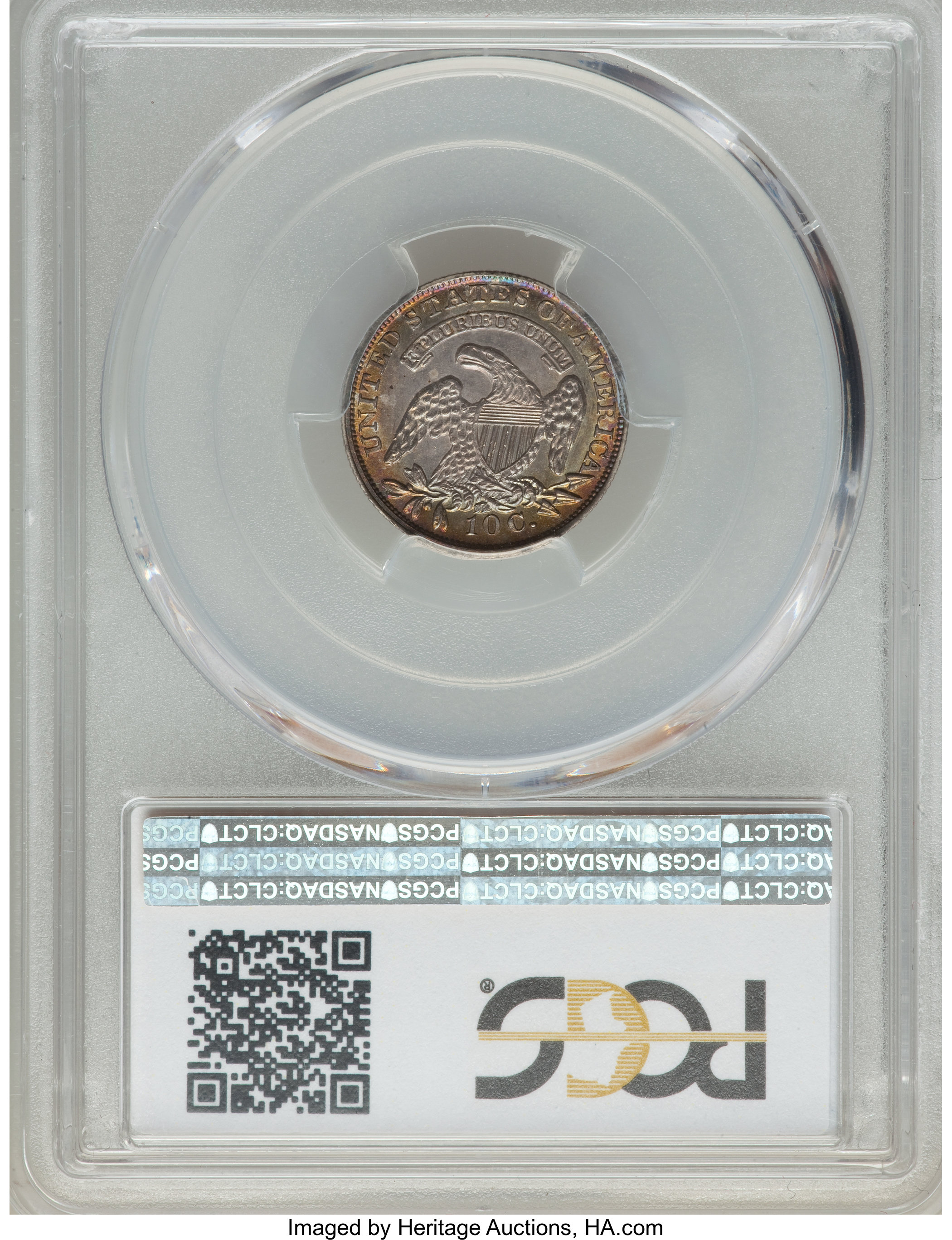 1835 10c JR-1 MS63 CAC thumbnail 2