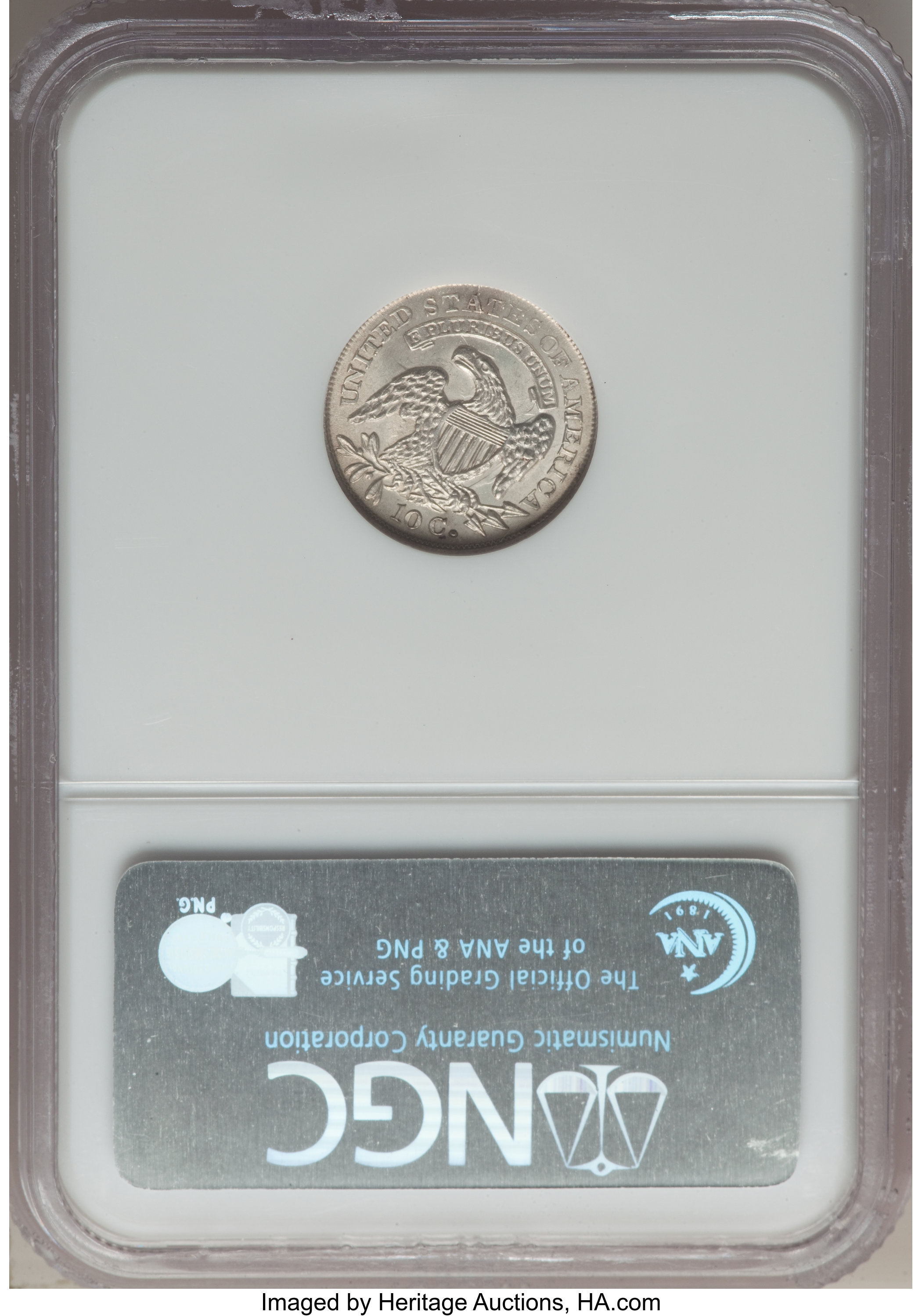 1833 10c JR-9 AG3 CAC thumbnail 24