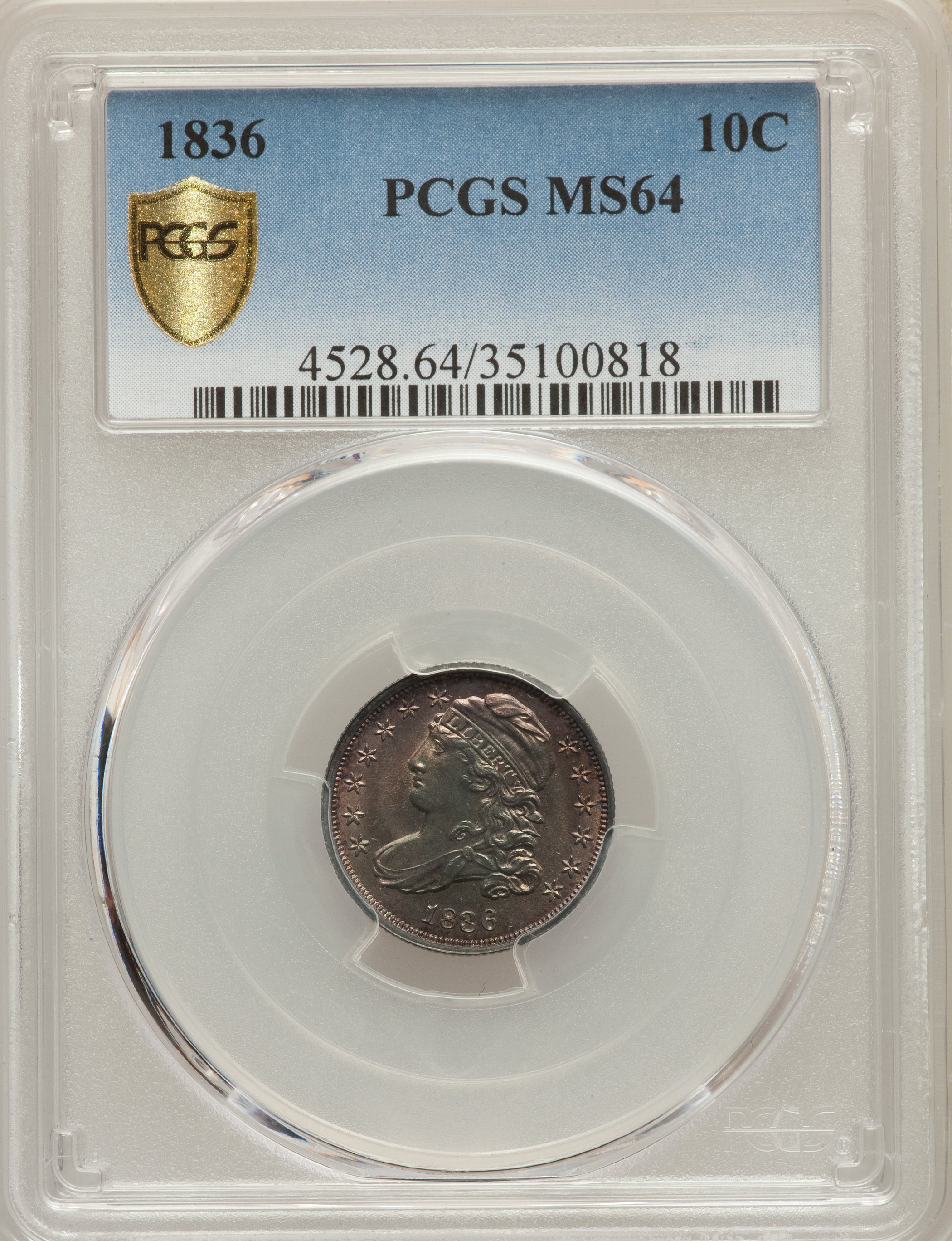 1836 10c JR-2 MS60 thumbnail 19