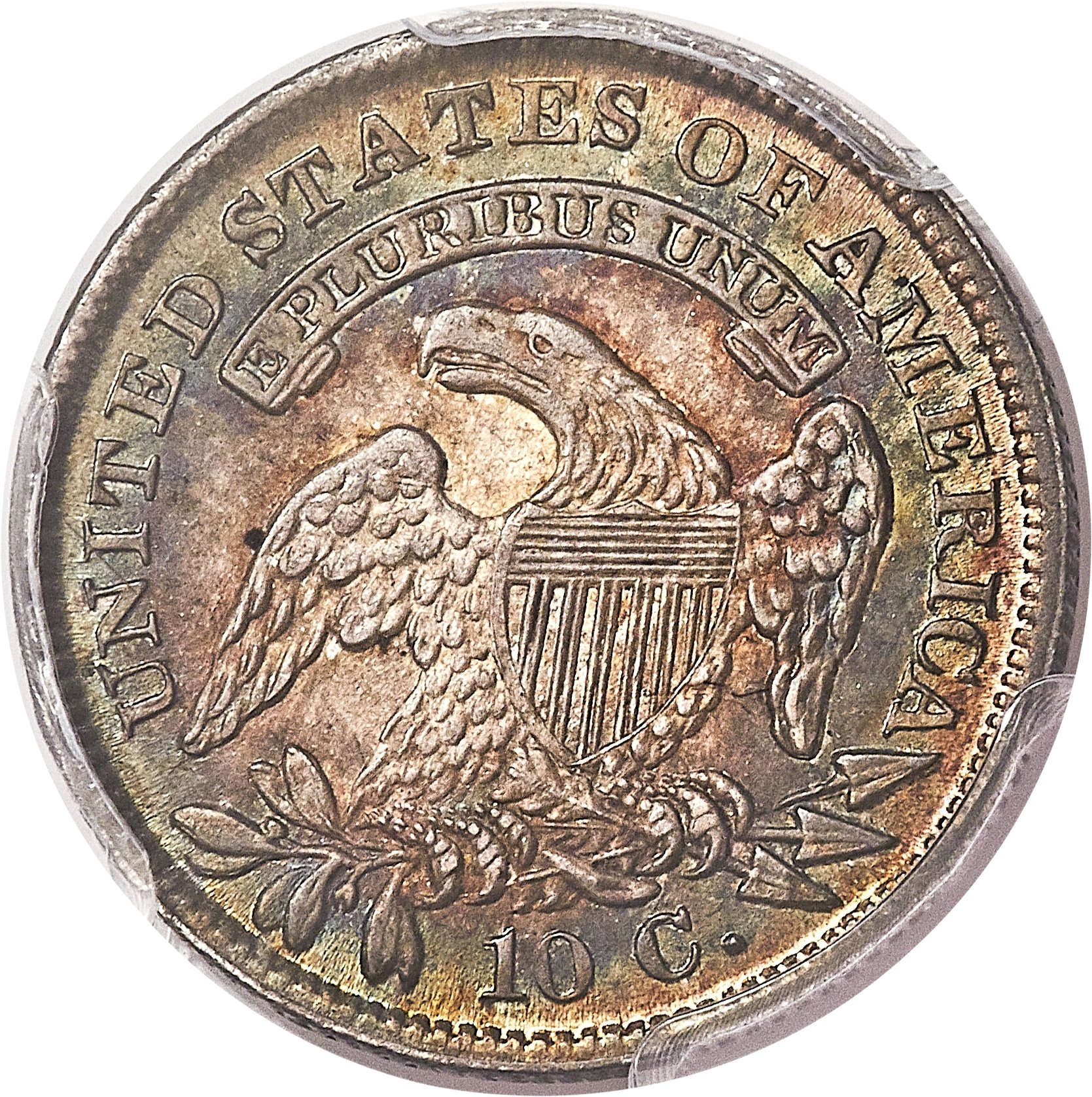 1836 10c JR-3 MS66 CAC thumbnail 10
