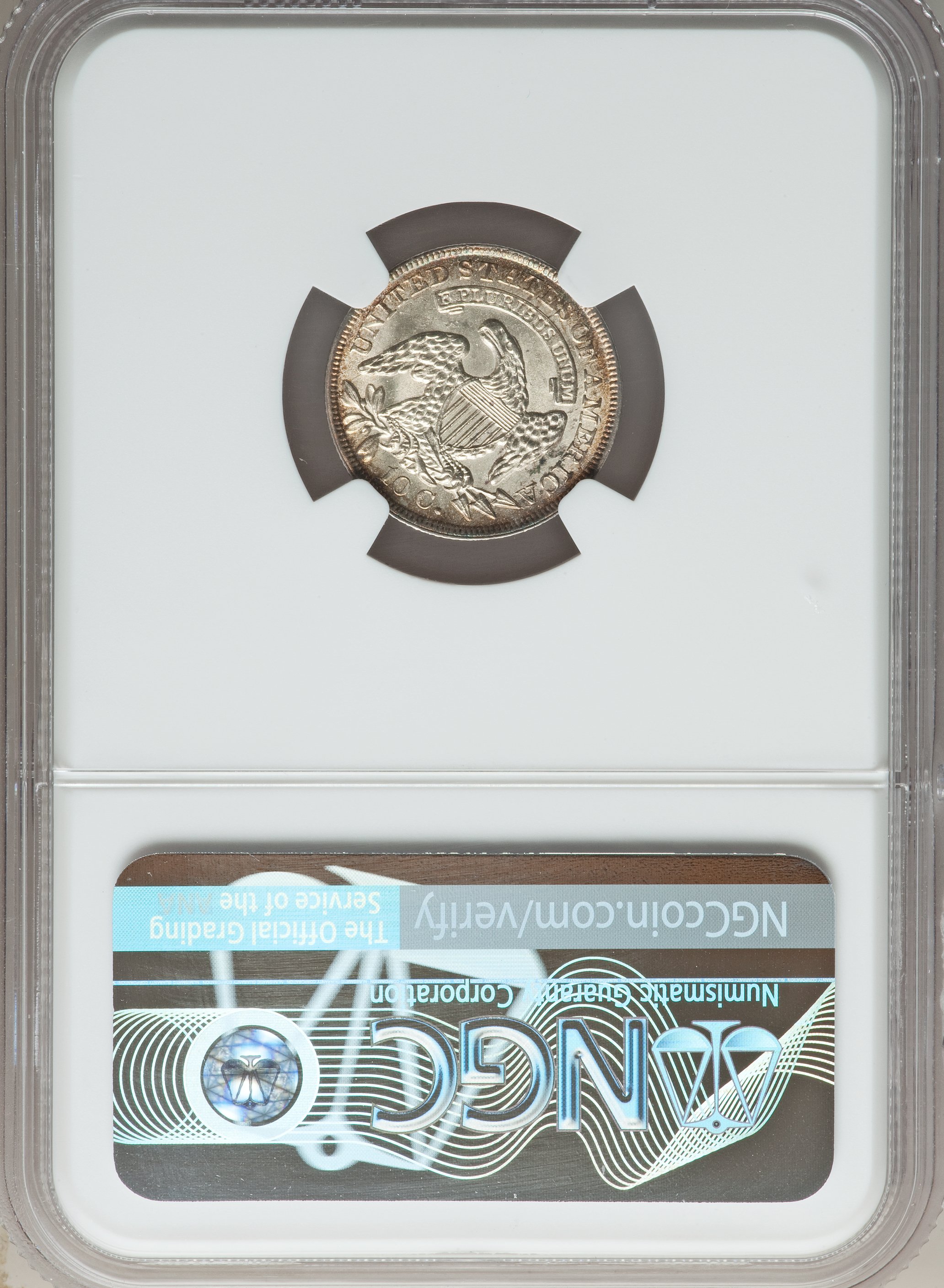 1837 10c Capped Bust, JR-4 AG3 thumbnail 14