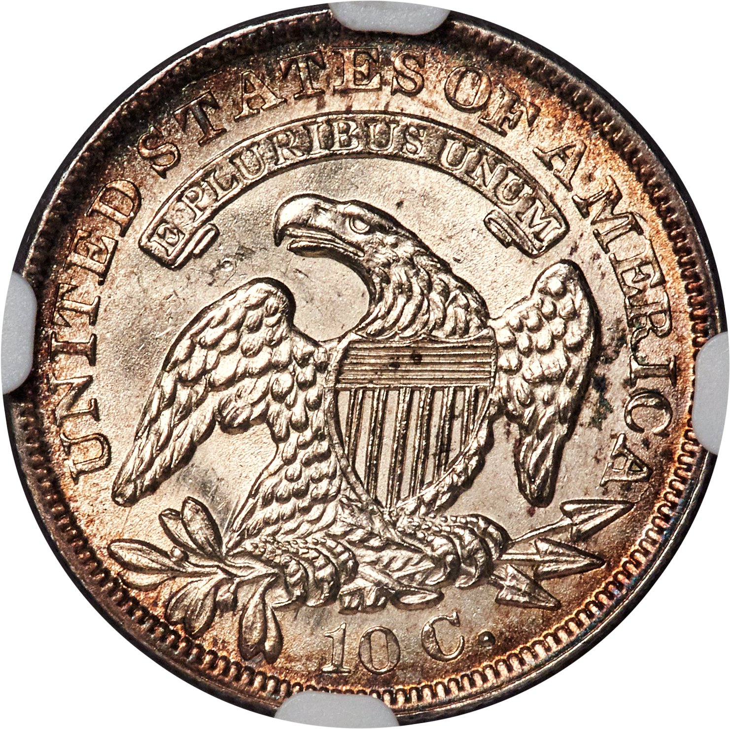 1837 10c Capped Bust, JR-4 AG3 thumbnail 15