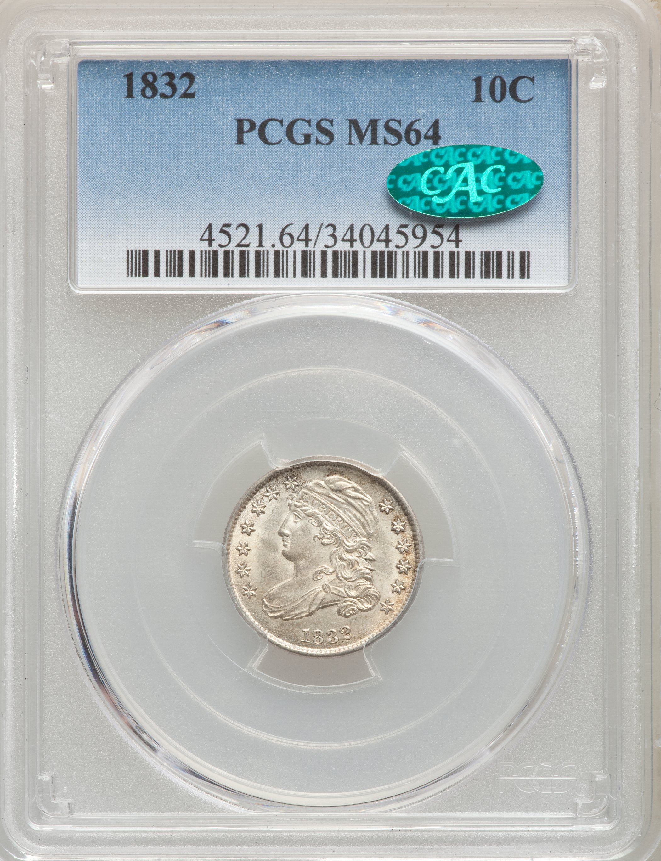 1832 10c JR-2 MS64 thumbnail 27