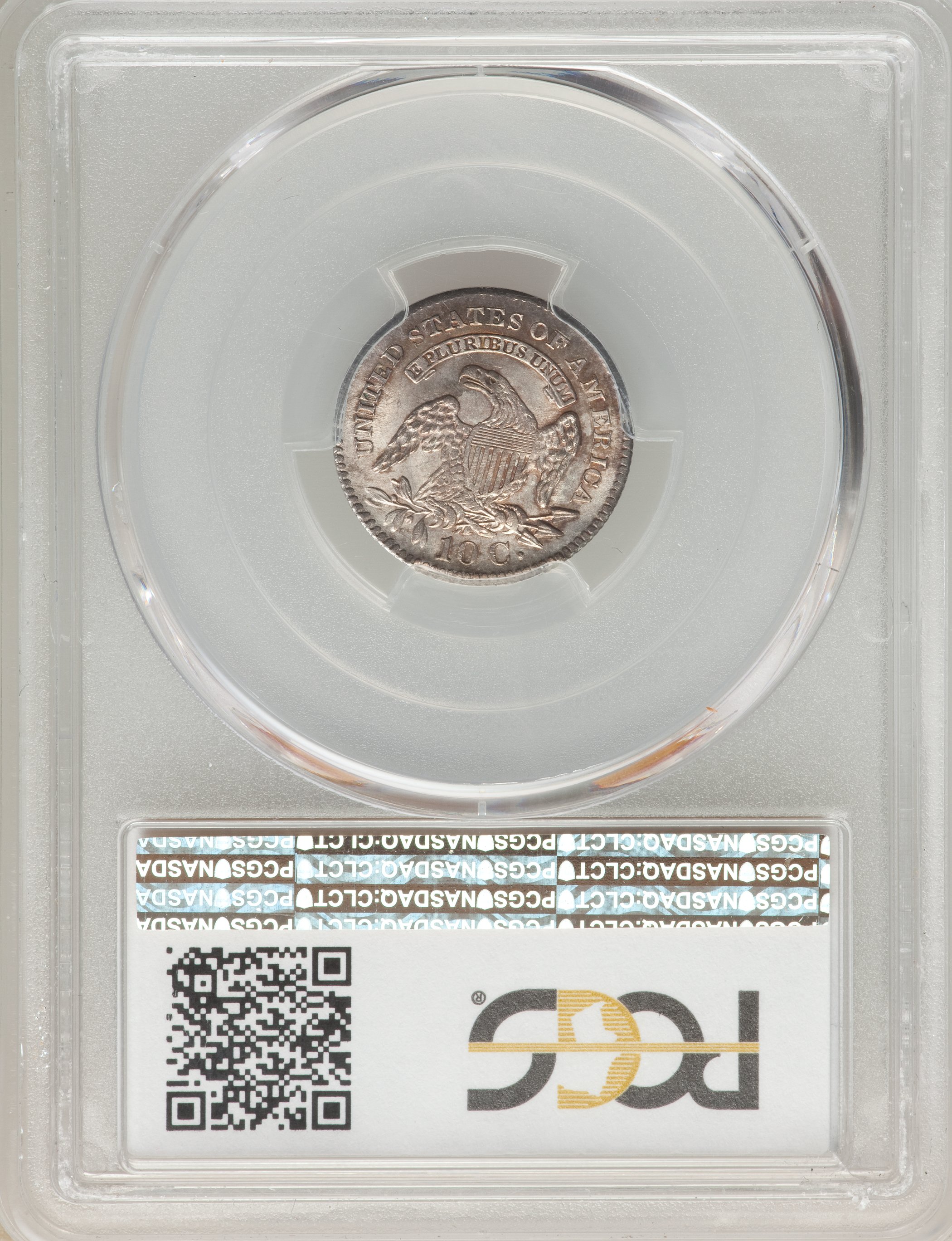 1827 10c Pointed Top 1, JR-3 MS61 thumbnail 18