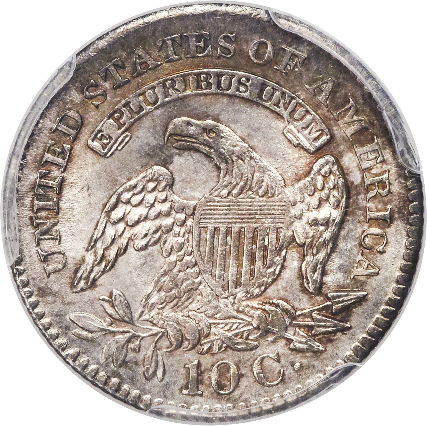 1827 10c Pointed Top 1, JR-3 MS61 thumbnail 19