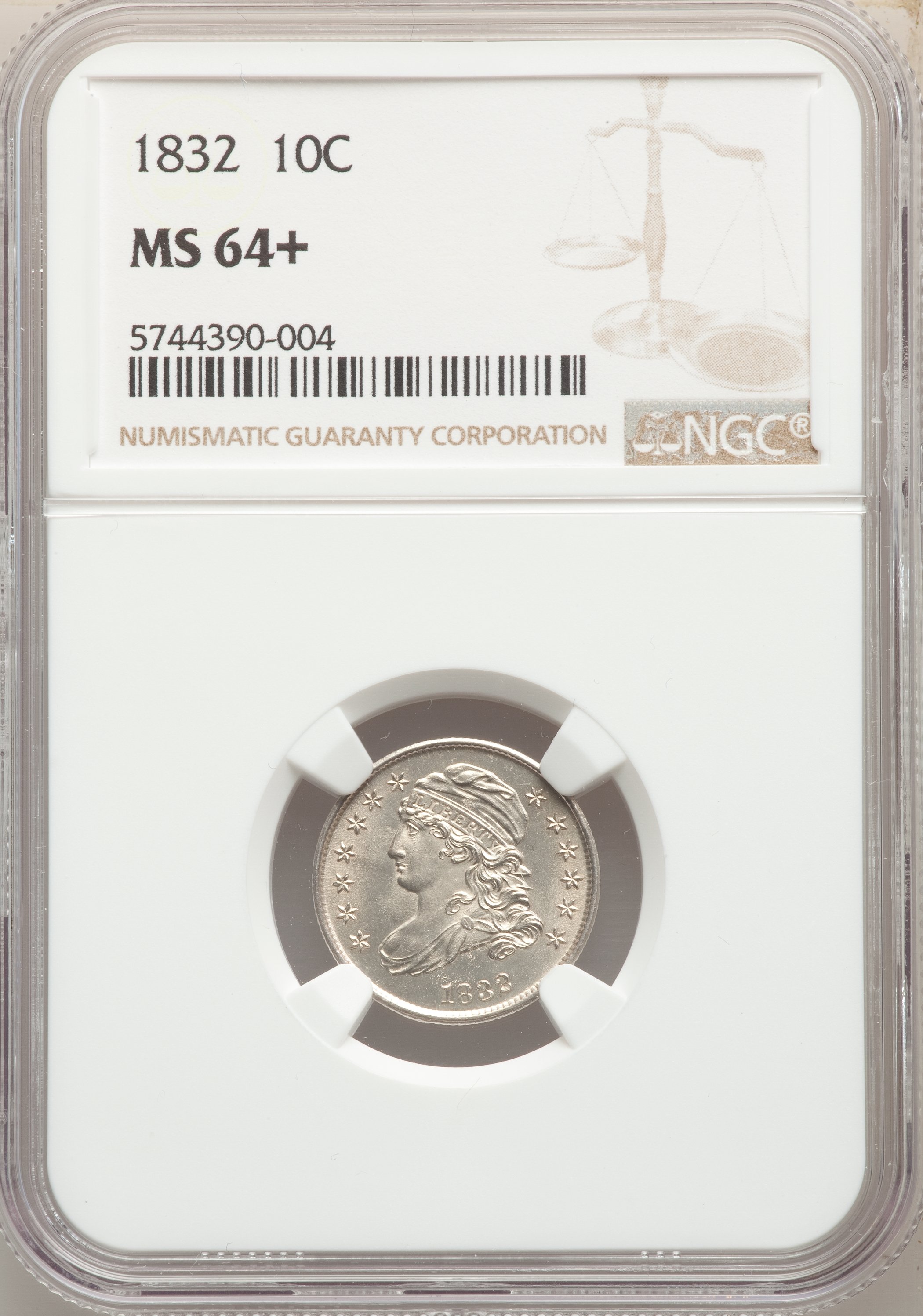 1832 10c JR-2 MS60 thumbnail 24