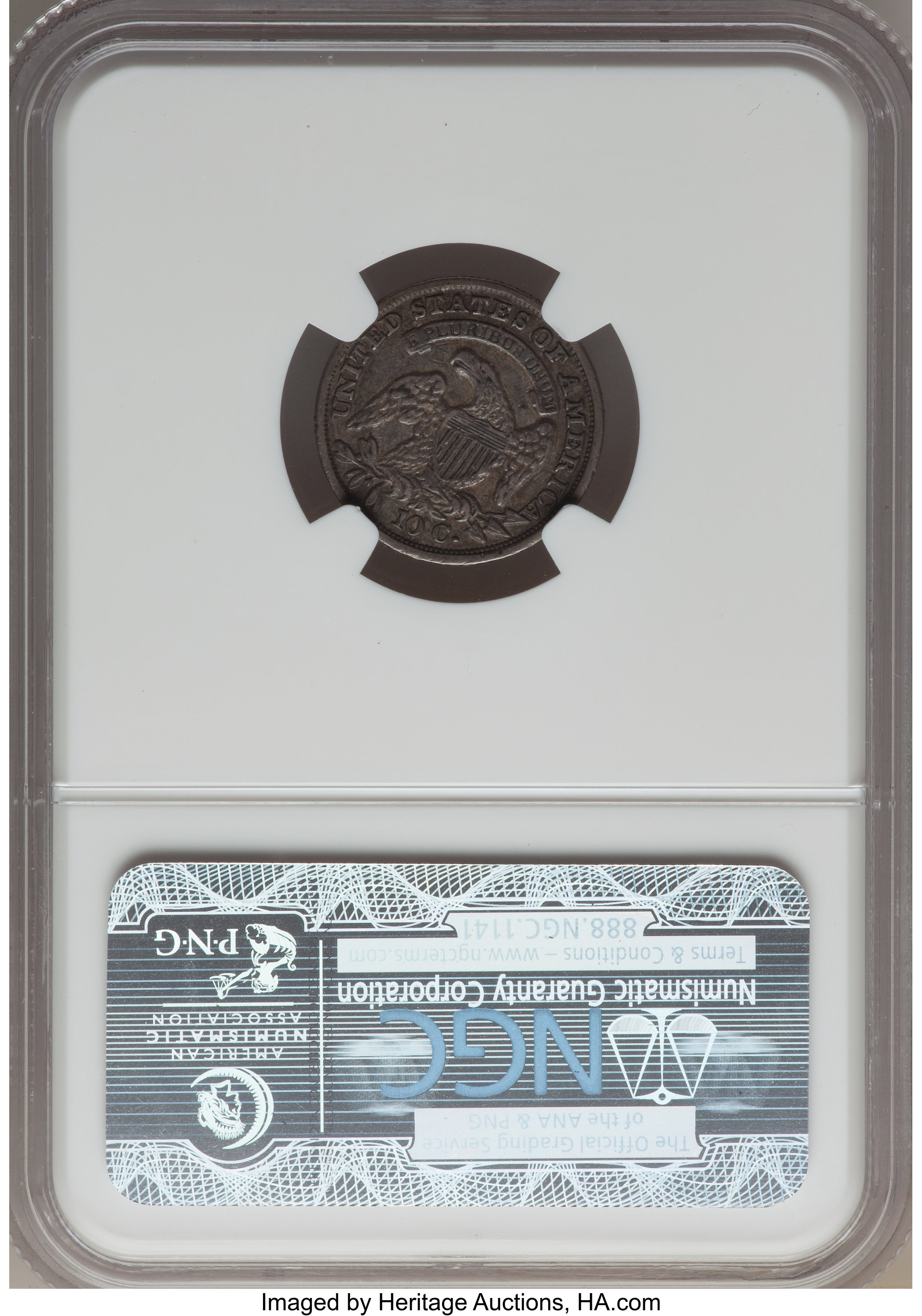 1834 10c Large 4, JR-1 AG3 thumbnail 18