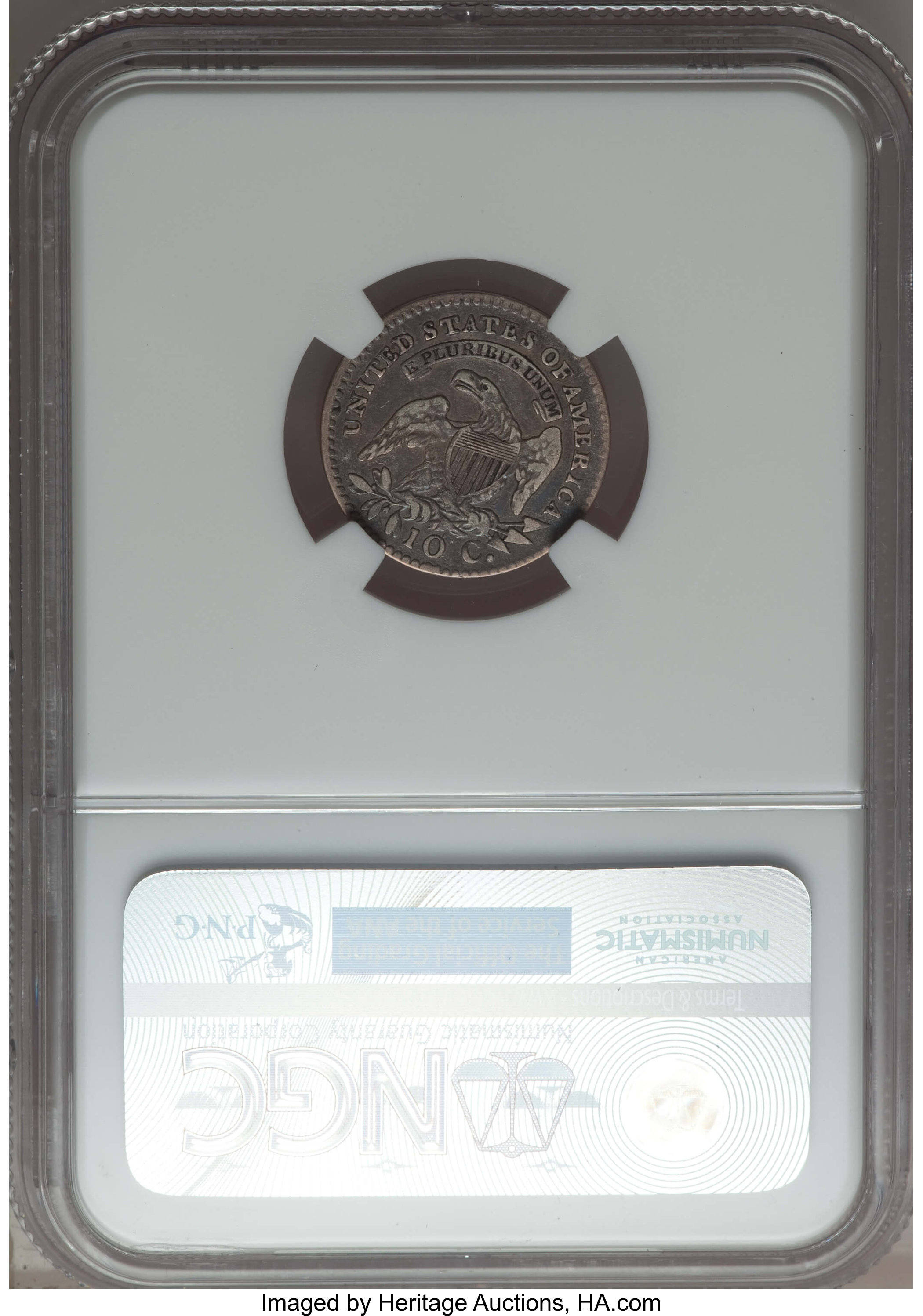 1820 10c Large 0, JR-8 G6 thumbnail 2