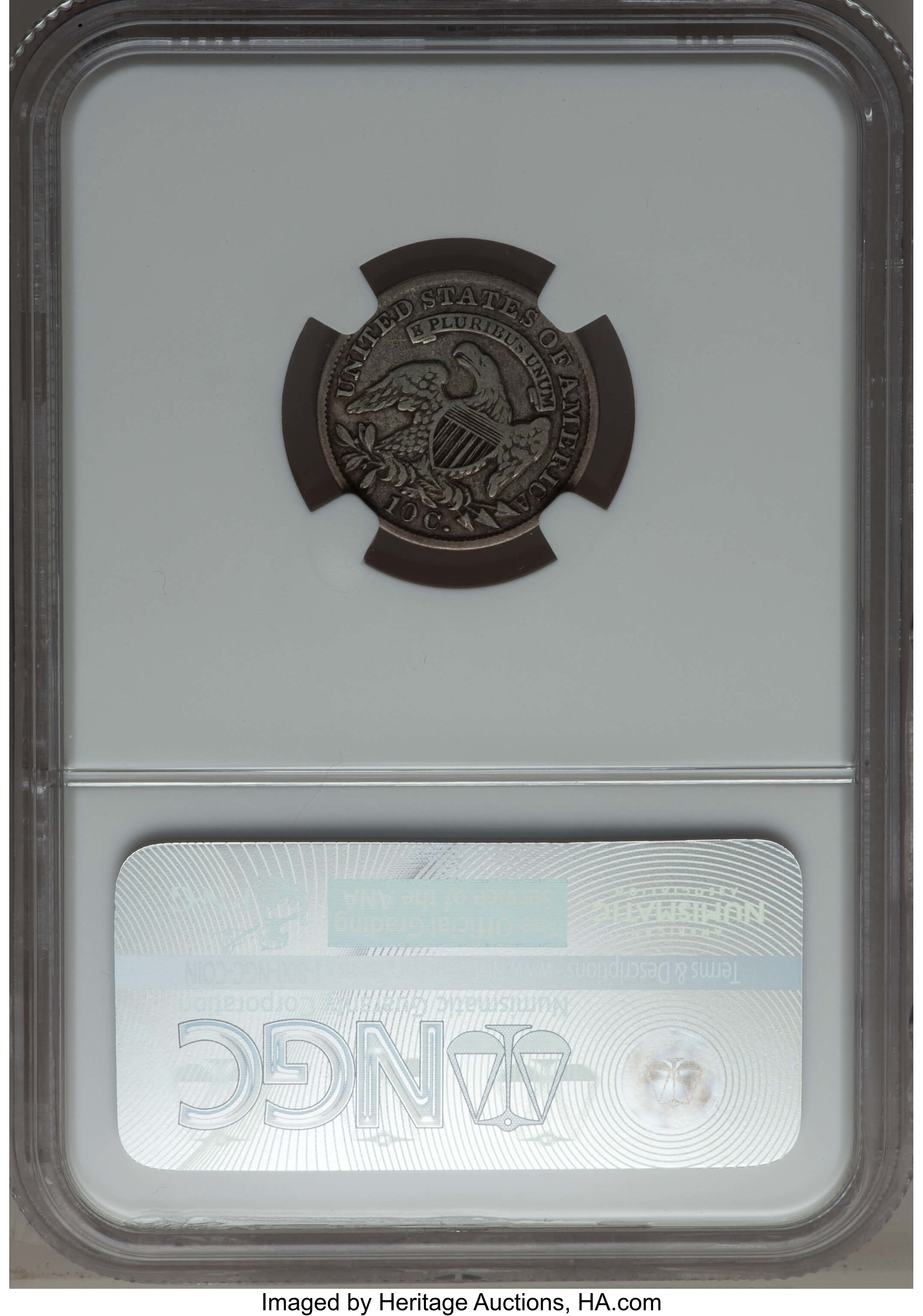 1833 10c Last 3 High, JR-5 VG10 thumbnail 4