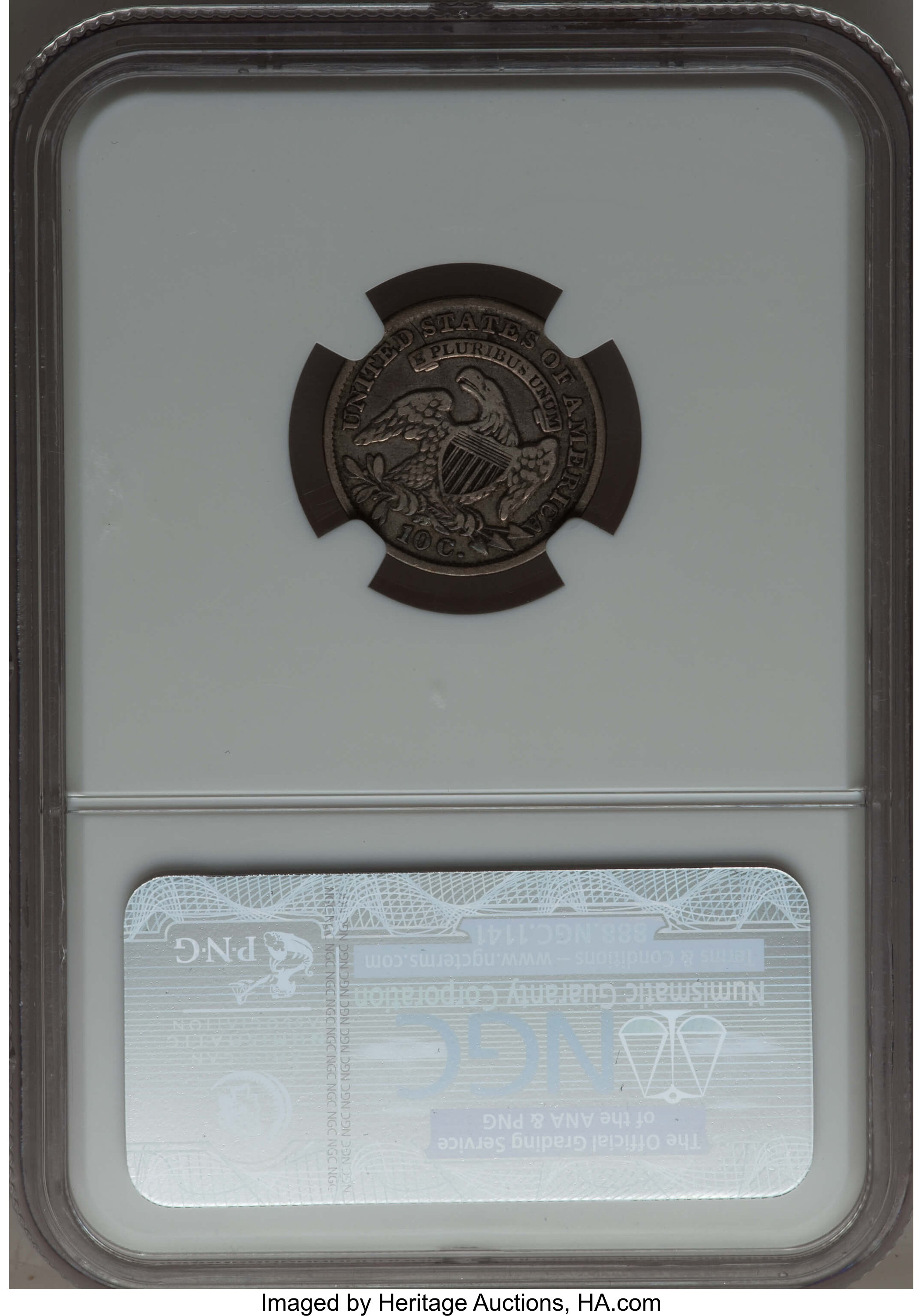 1833 10c Last 3 High, JR-5 VG10 thumbnail 8