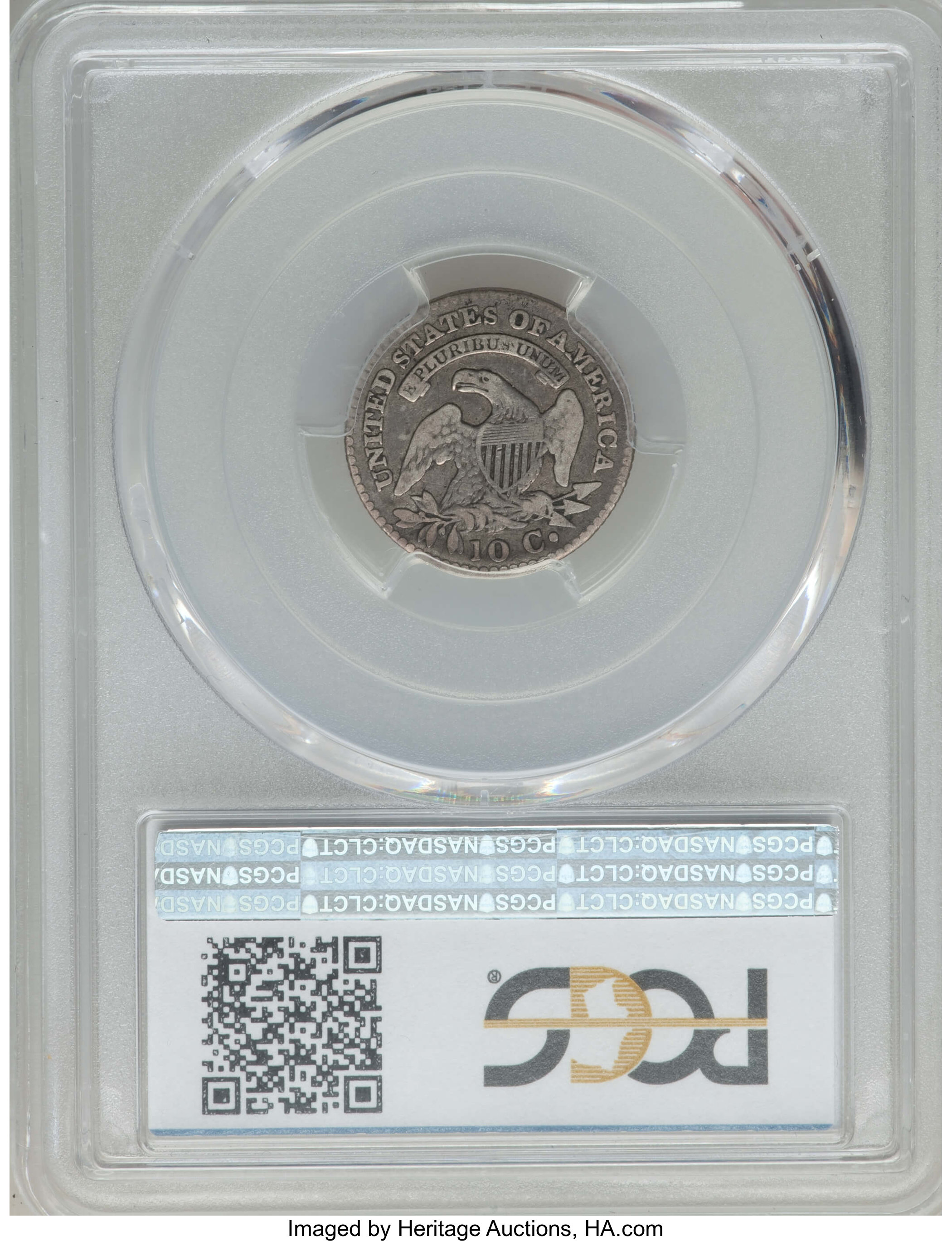 1823/2 10c Large E's, JR-2 AG3 thumbnail 6