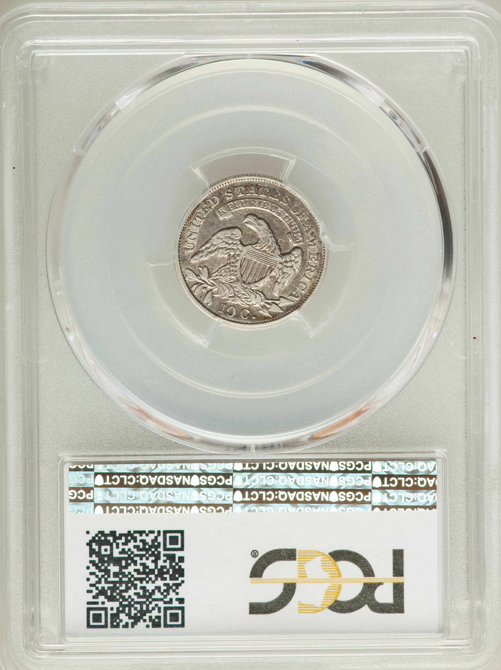 1833 10c JR-9 AG3 CAC thumbnail 12
