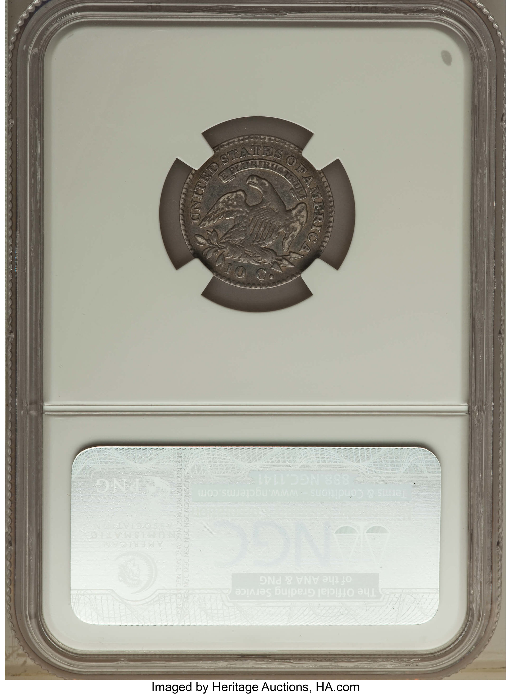 1824/2 10c Flat Top 1, JR-1 AG3 thumbnail 18