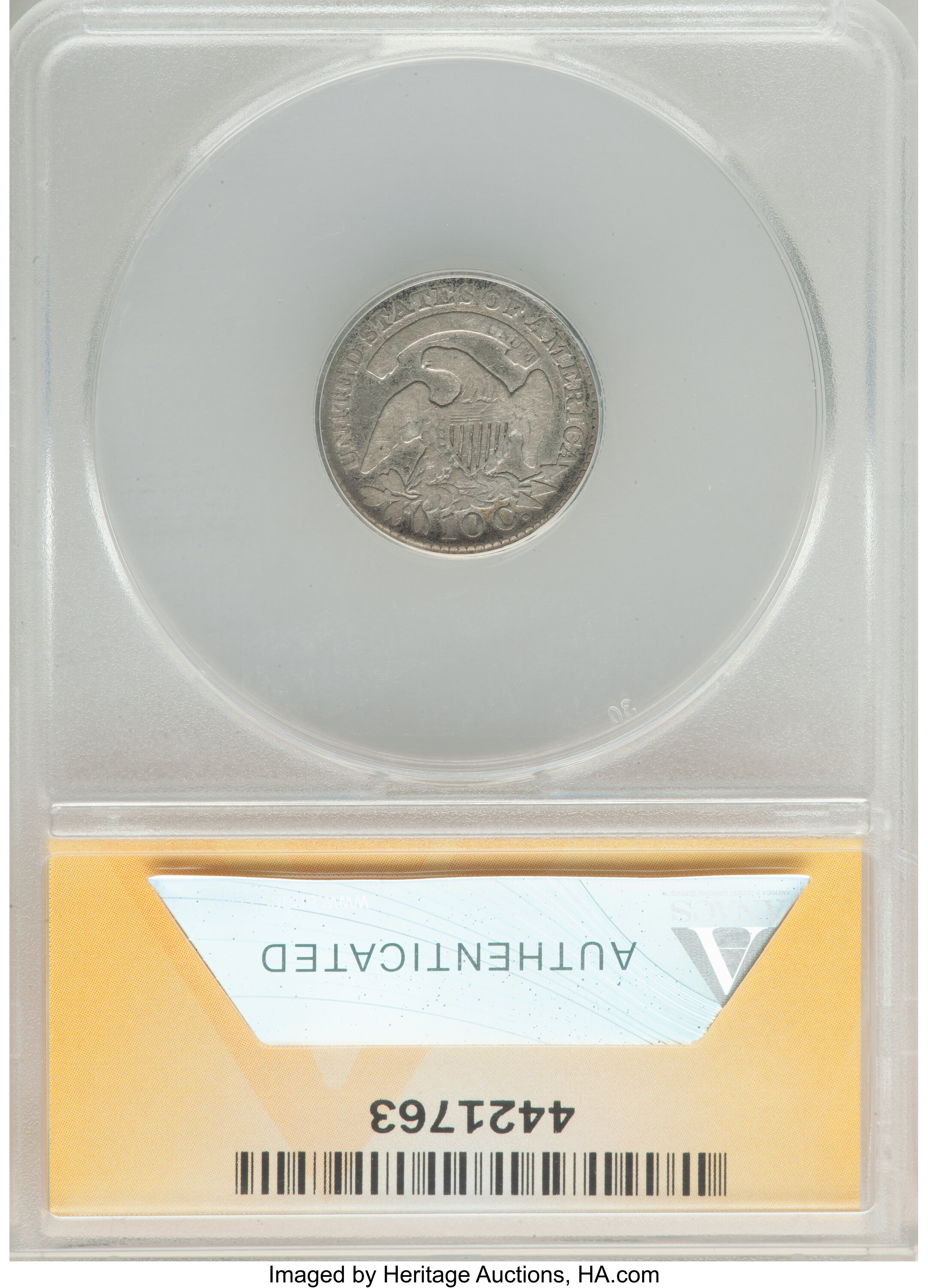 1827 10c Pointed Top 1, JR-12 VF30 thumbnail 14