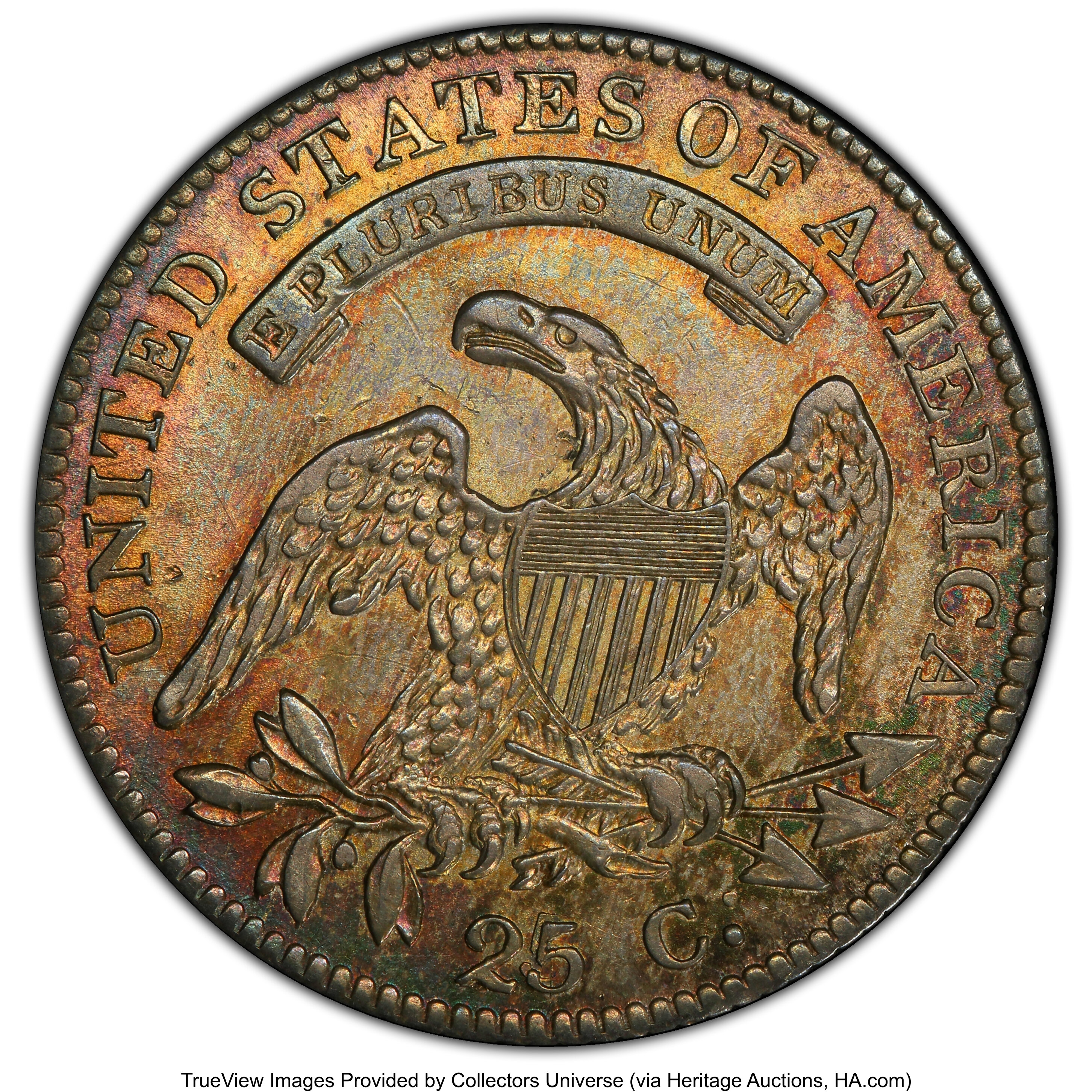 1819 25c Small 9 MS60 thumbnail 7