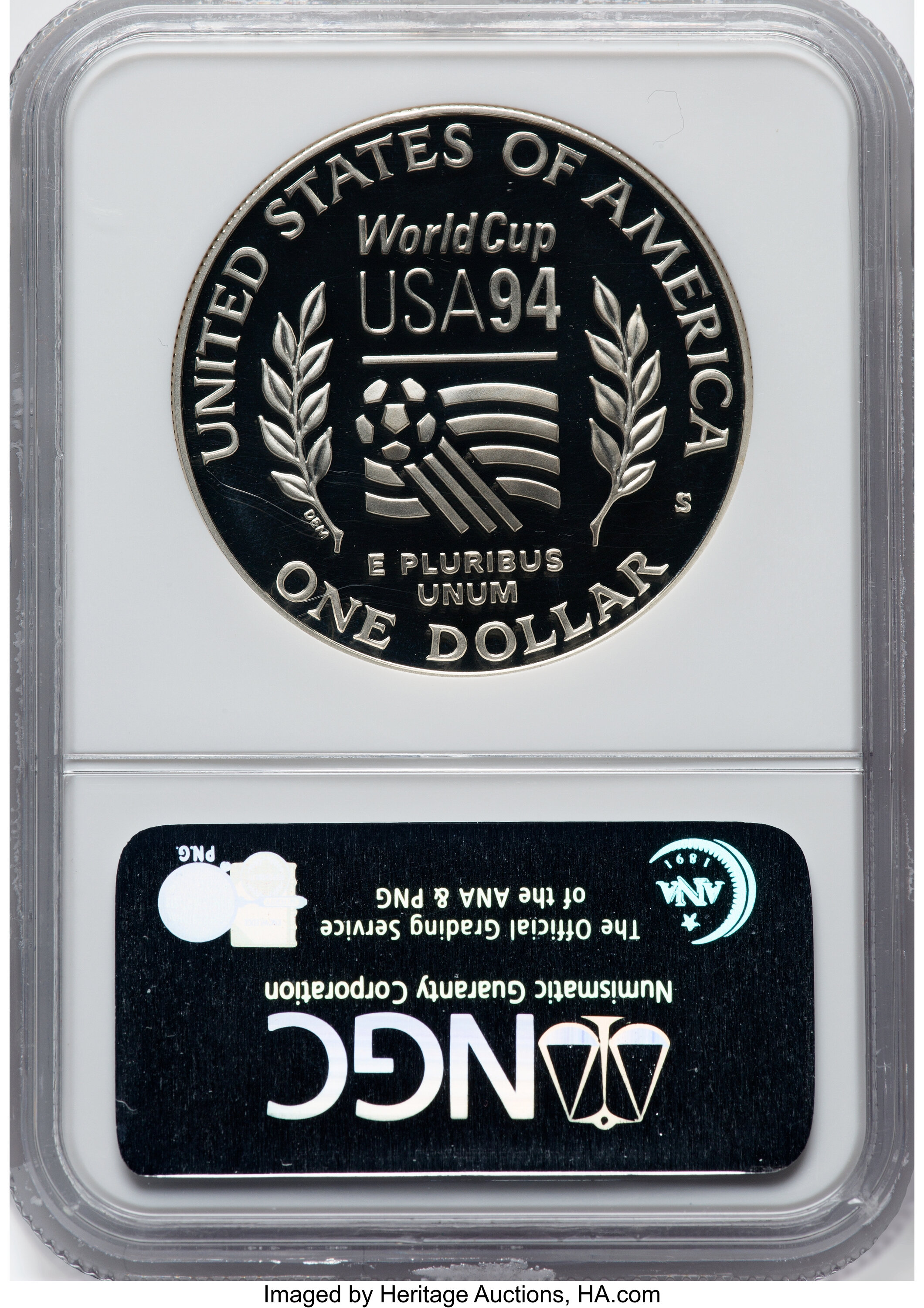 1994-S S$1 World Cup Tournament PR DCAM OGP thumbnail 6