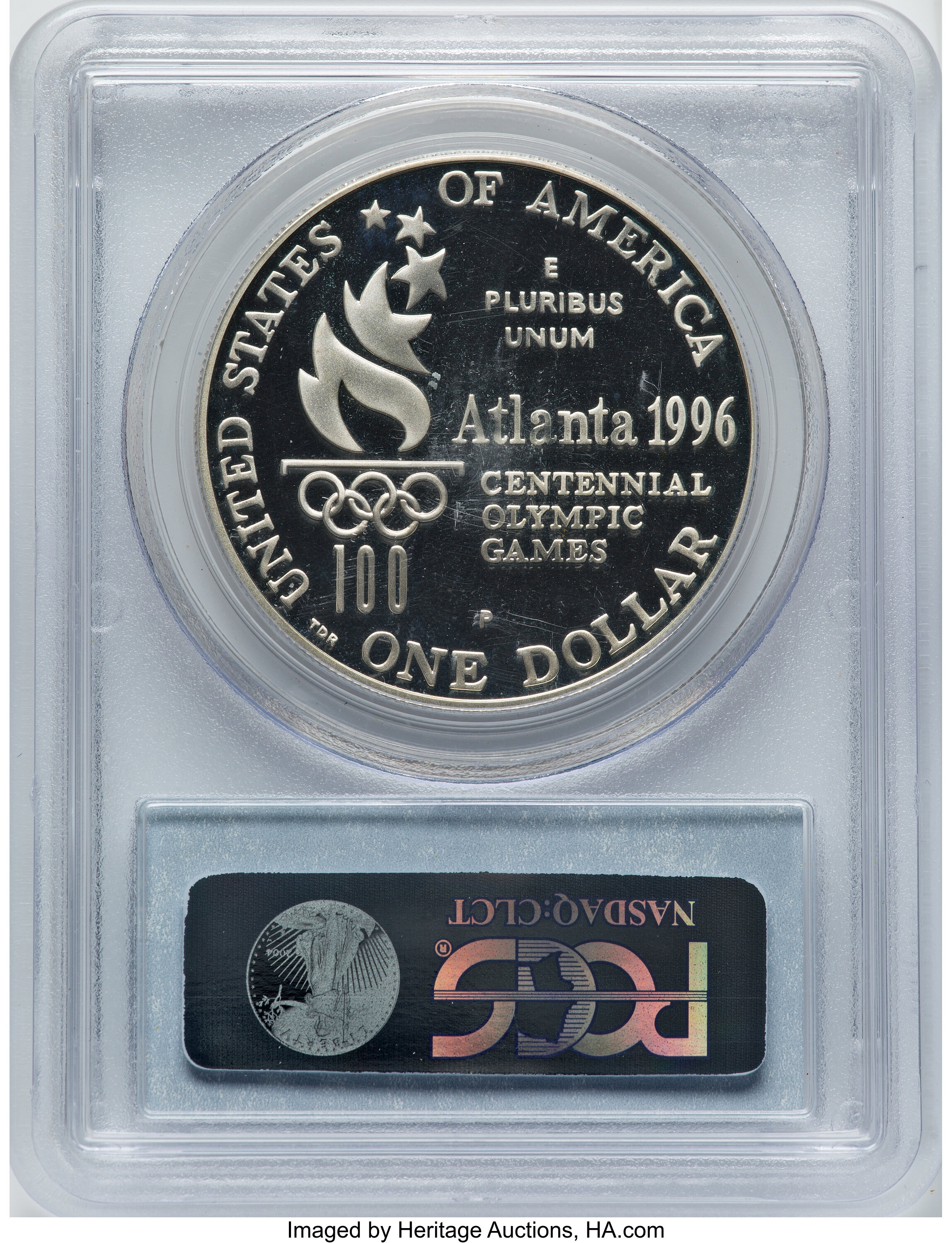 1996-P S$1 Atlanta Olympics Rowing PR DCAM OGP thumbnail 2