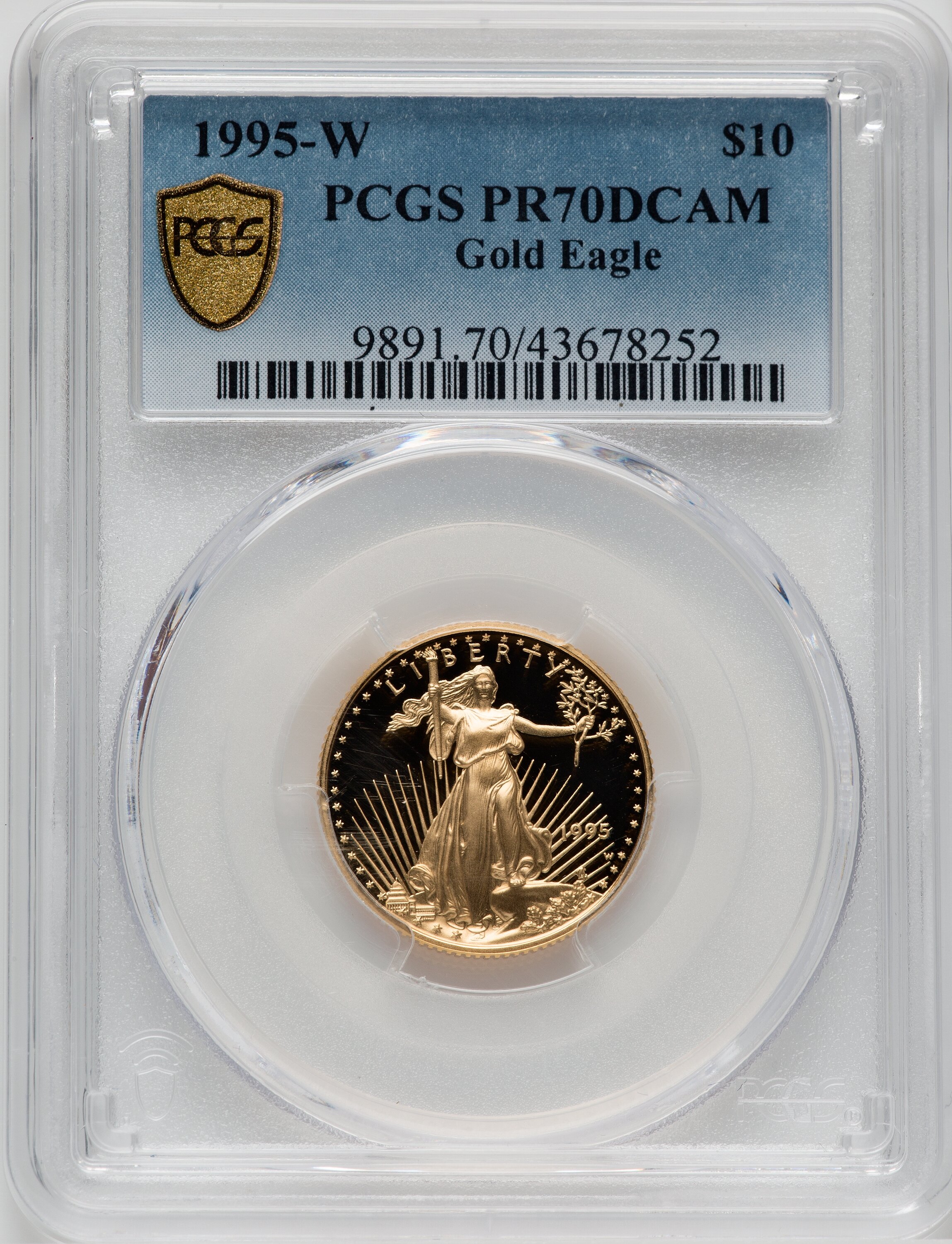1995-W $10  Gold Eagle PR DCAM PR70 DCAM thumbnail 9