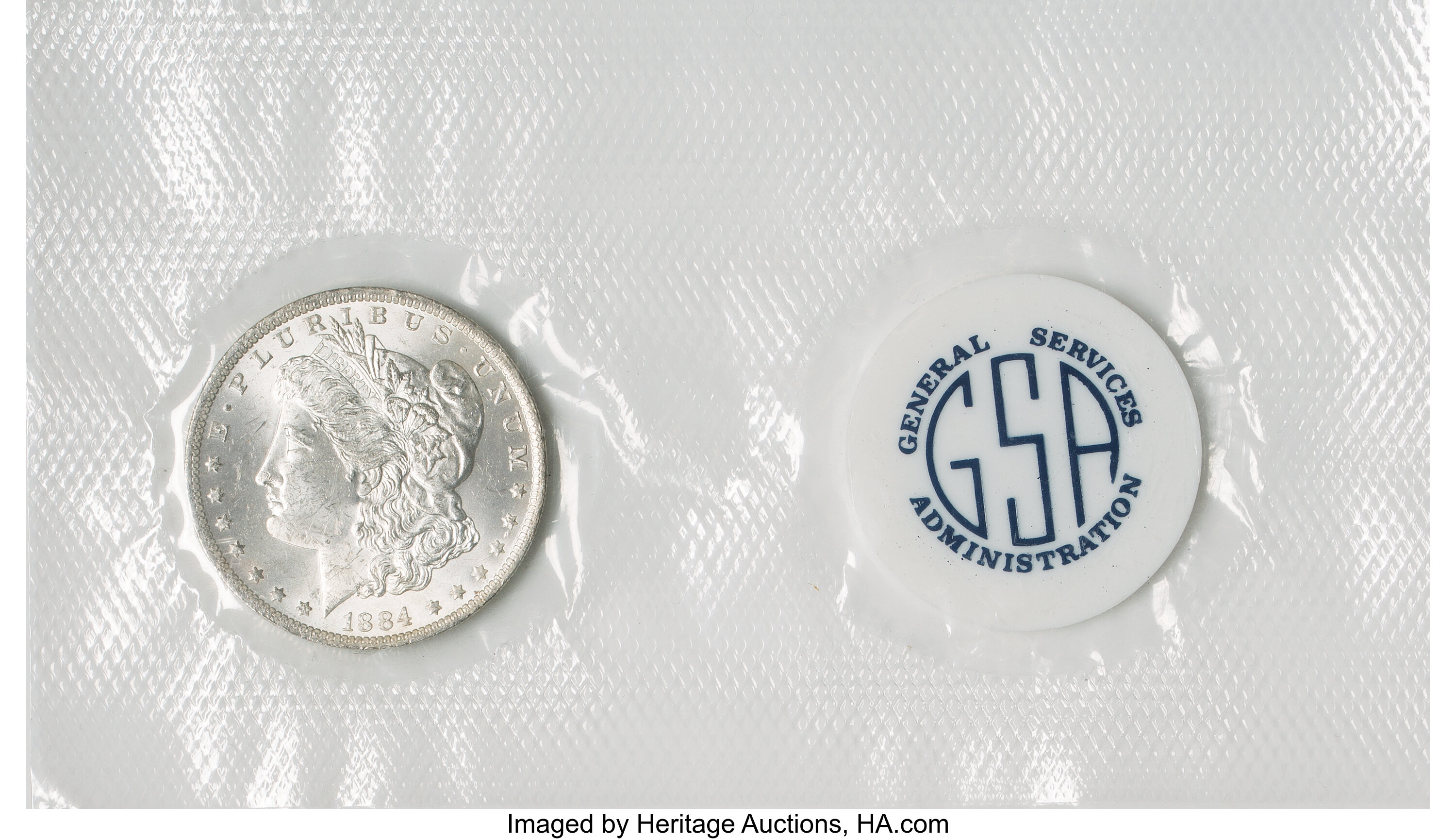 1884 $1  GSA Hoard, Soft Package MS thumbnail 3
