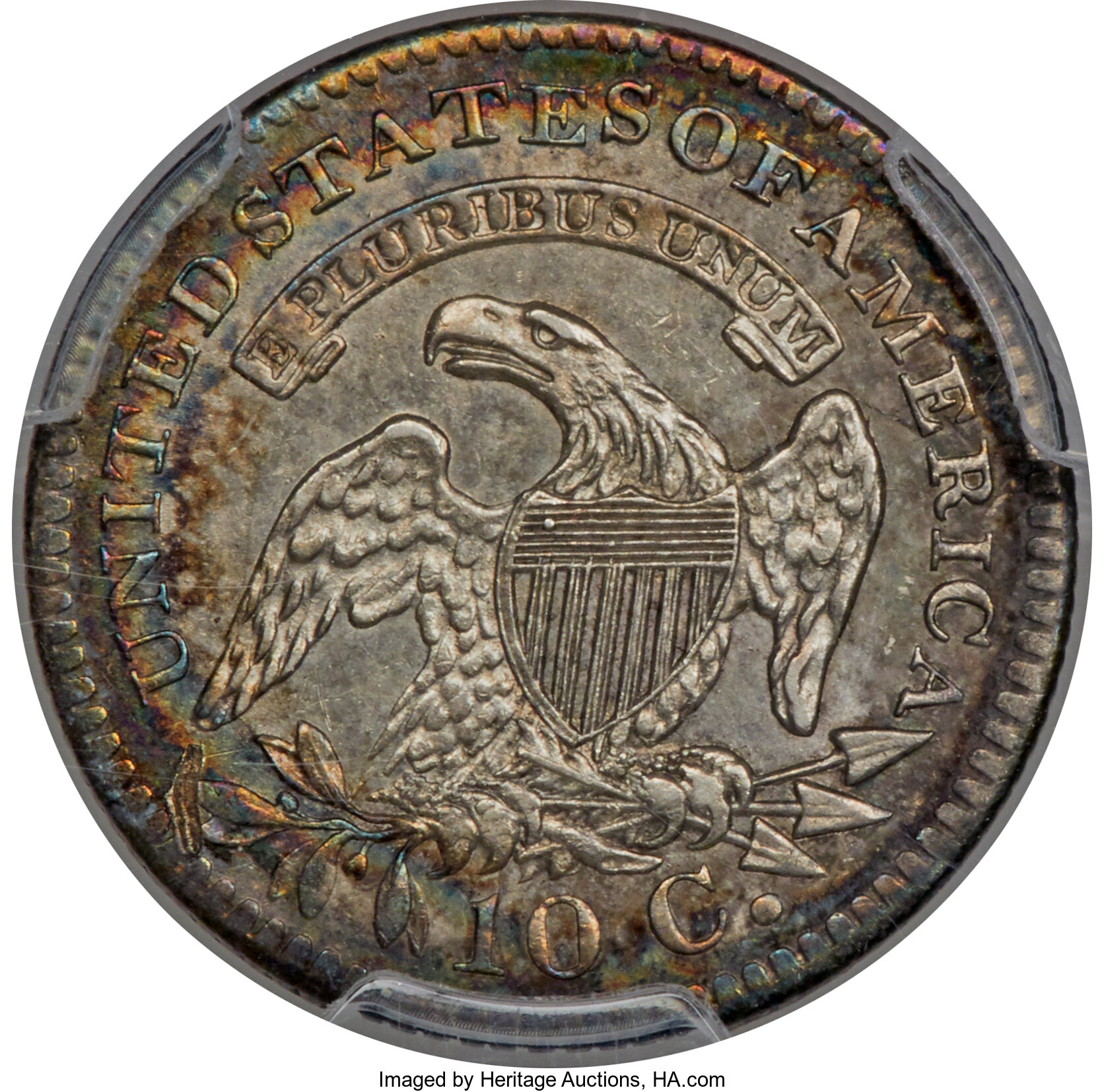 1821 10c Large Date, JR-7 G4 thumbnail 17