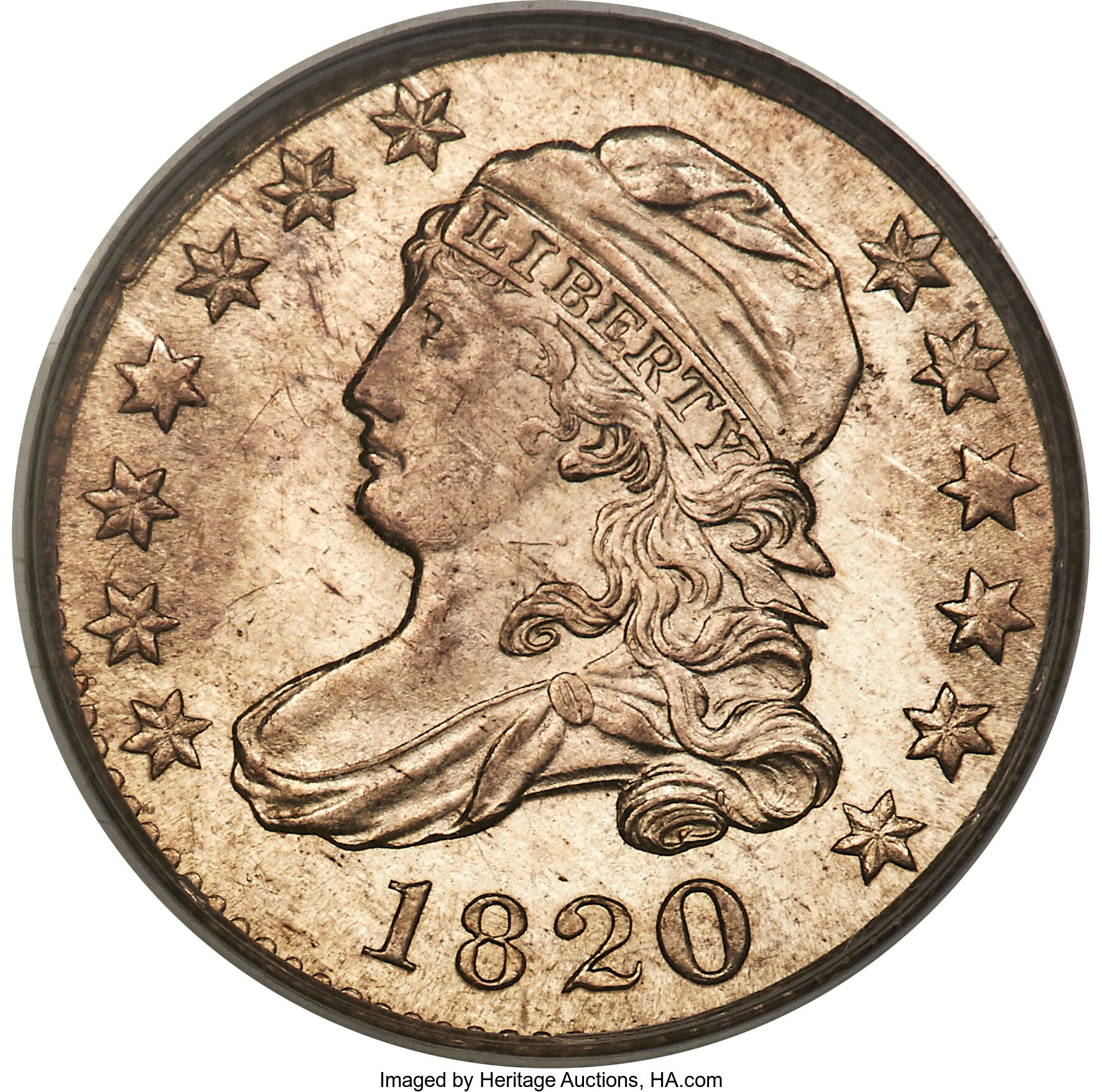 image for: 1820 10C JR-13, R.2, MS64 PCGS....