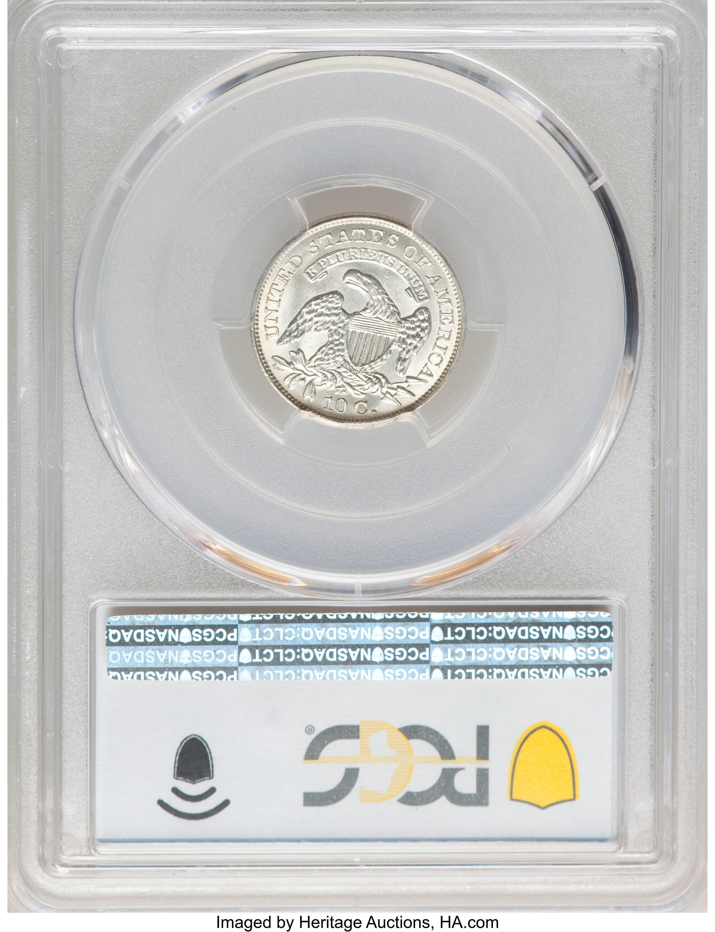 1829 10c Medium 10C, JR-12 AU55 CAC thumbnail 19