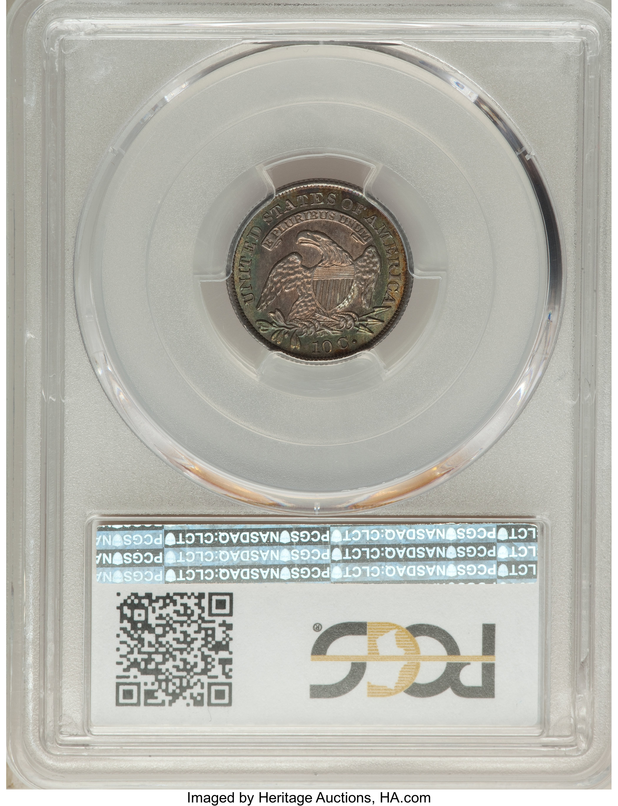 1831 10c JR-2 VF20 CAC thumbnail 6