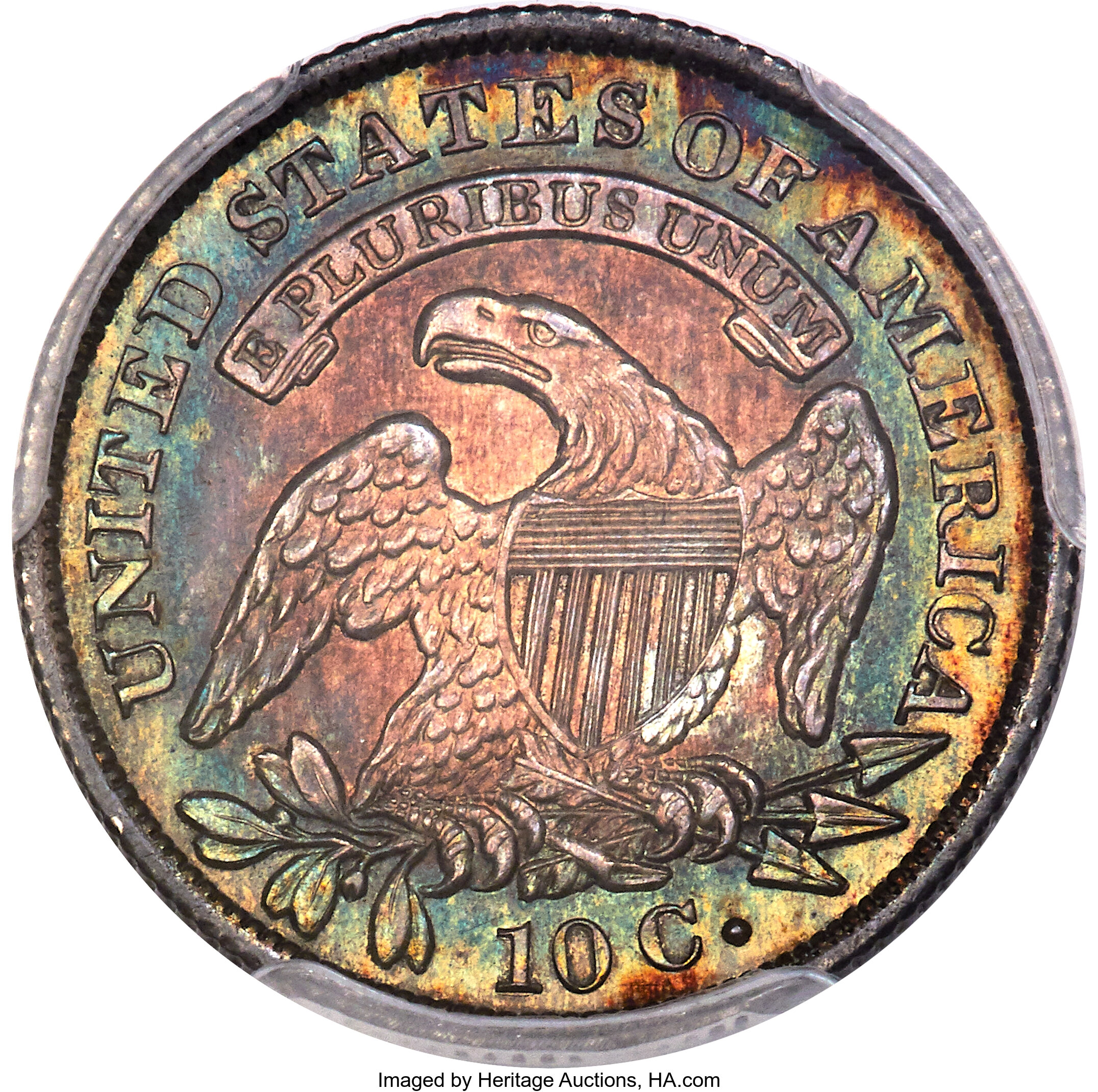 1831 10c JR-2 VF20 CAC thumbnail 7