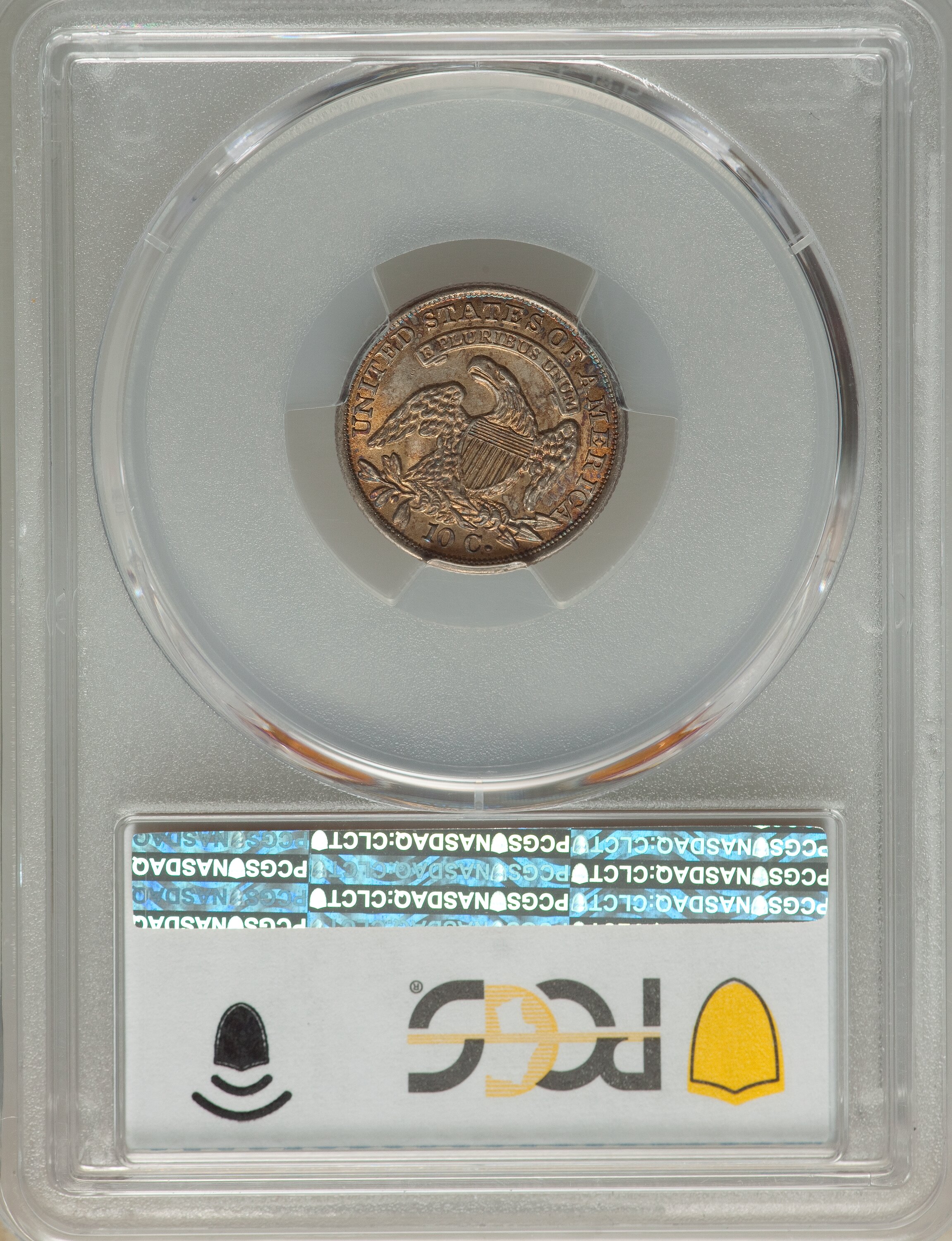 1834 10c Large 4, JR-1 MS64 thumbnail 7