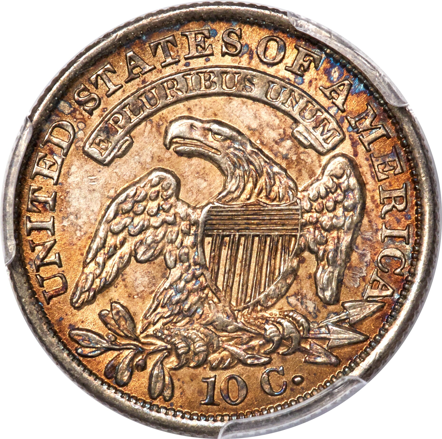 1834 10c Large 4, JR-1 MS64 thumbnail 8