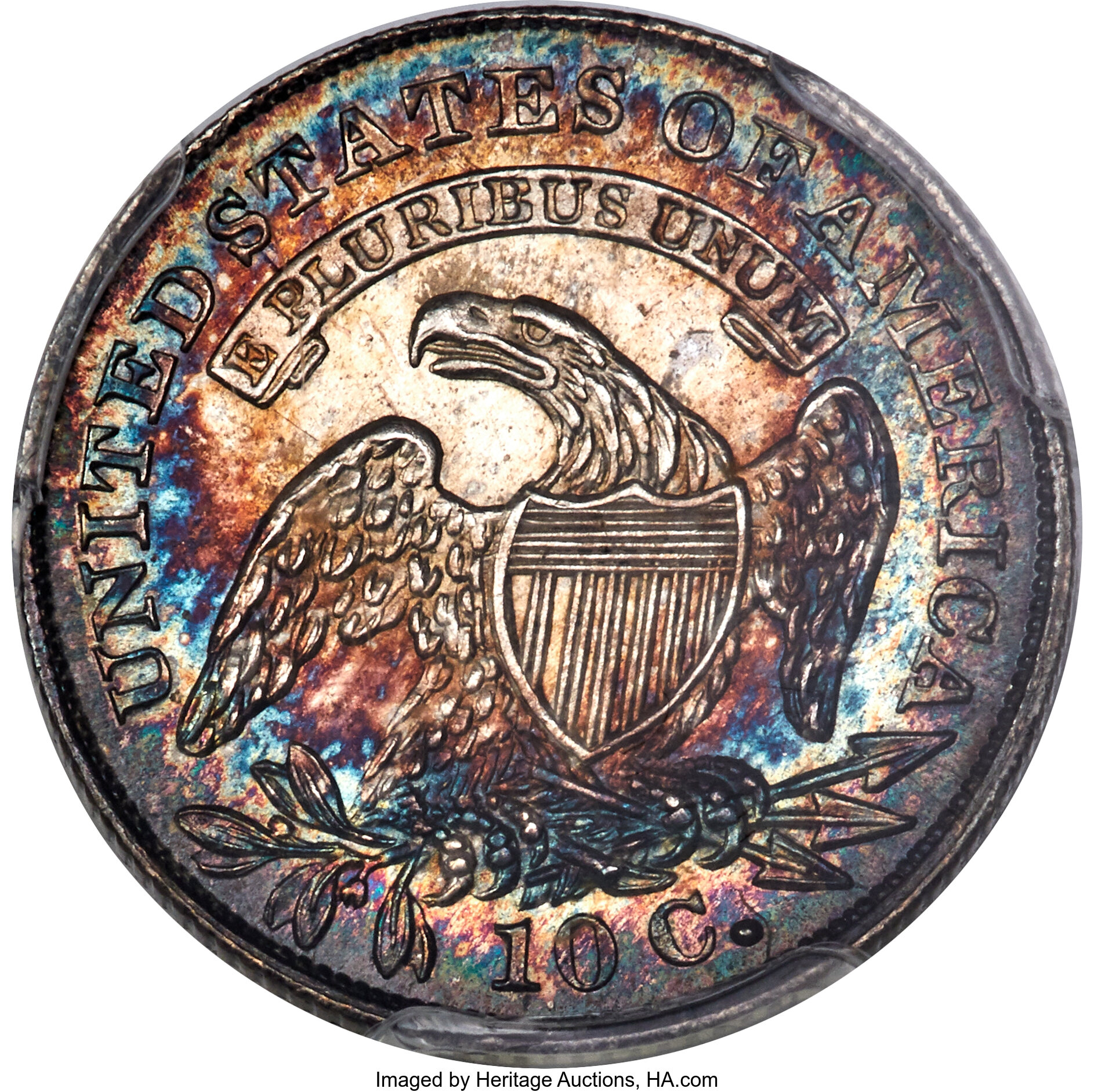 1835 10c JR-4 MS66 CAC thumbnail 8