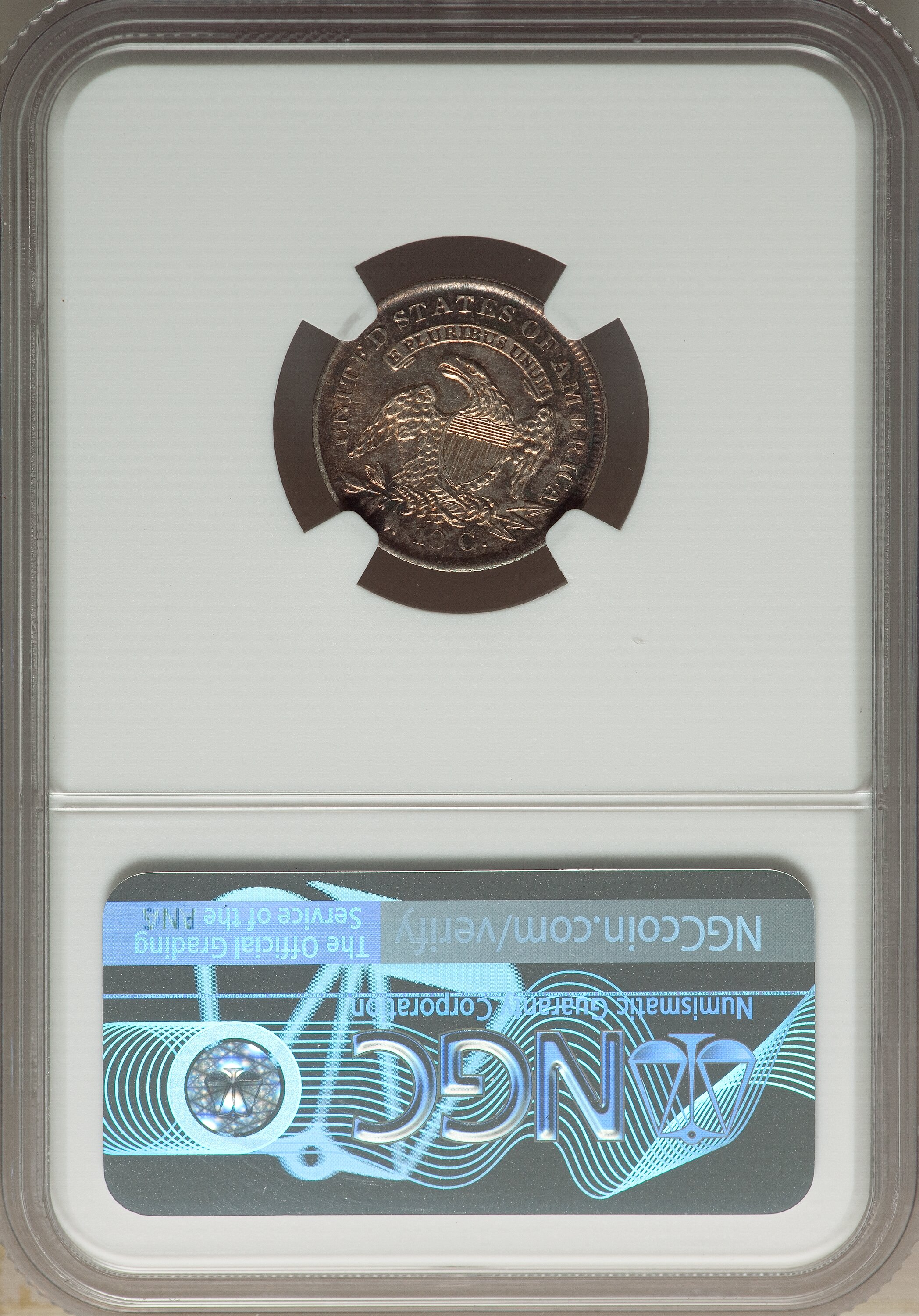 1837 10c Capped Bust, JR-1 AG3 thumbnail 23