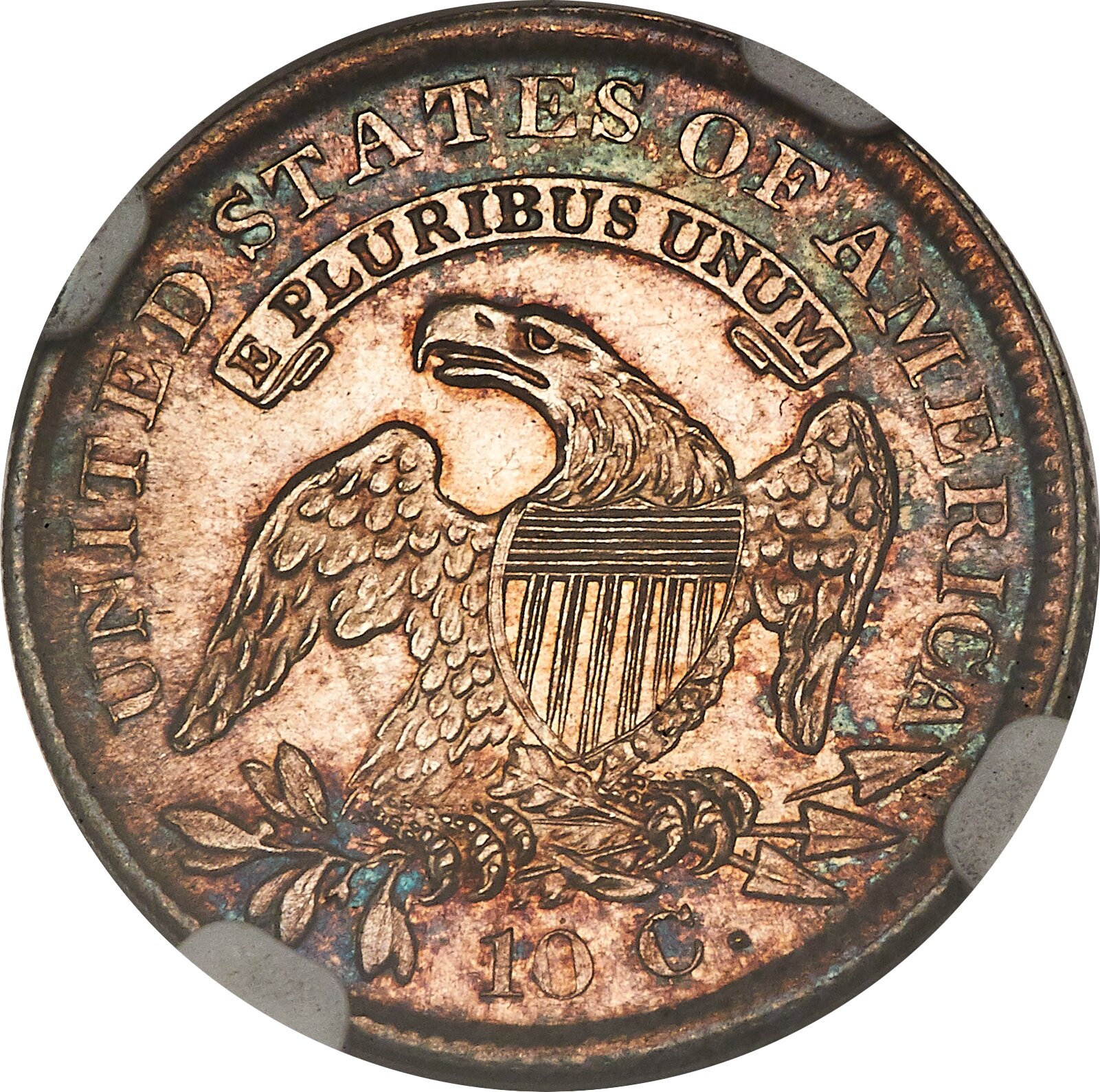 1837 10c Capped Bust, JR-1 AG3 thumbnail 24