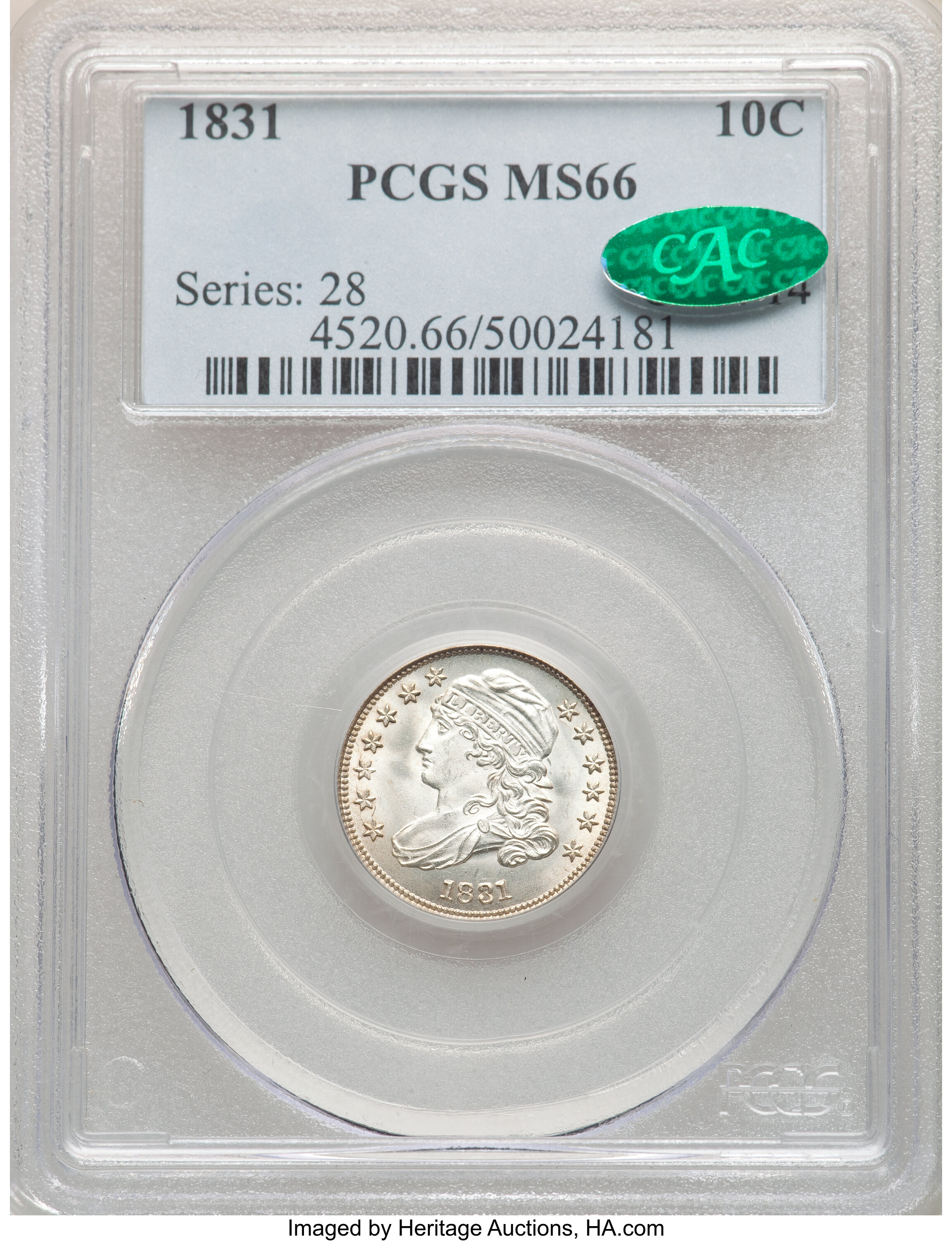 1831 10c JR-6 VG10 thumbnail 10