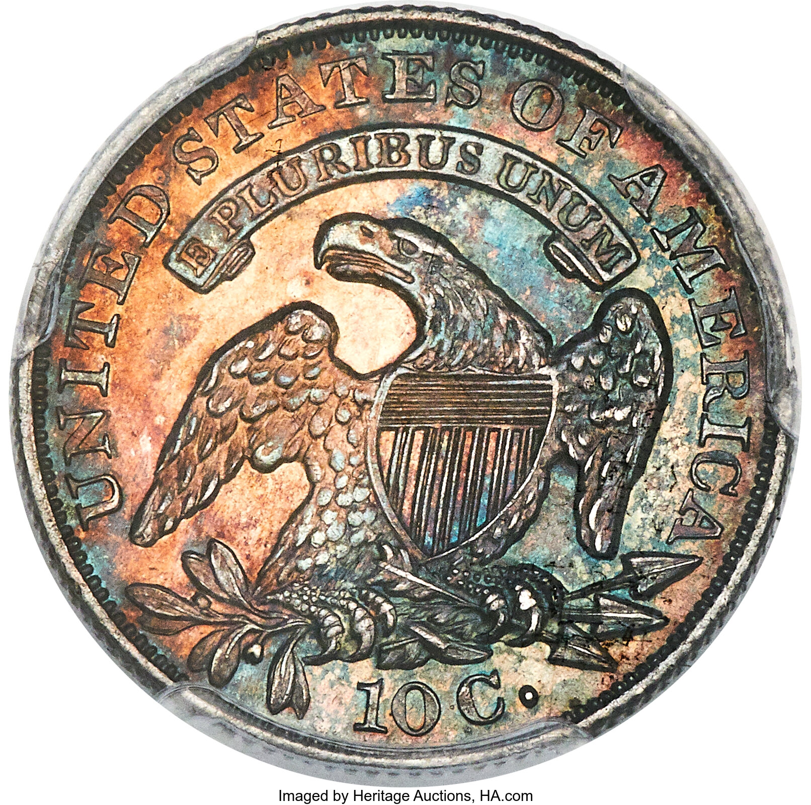 1835 10c JR-5 MS64 thumbnail 4
