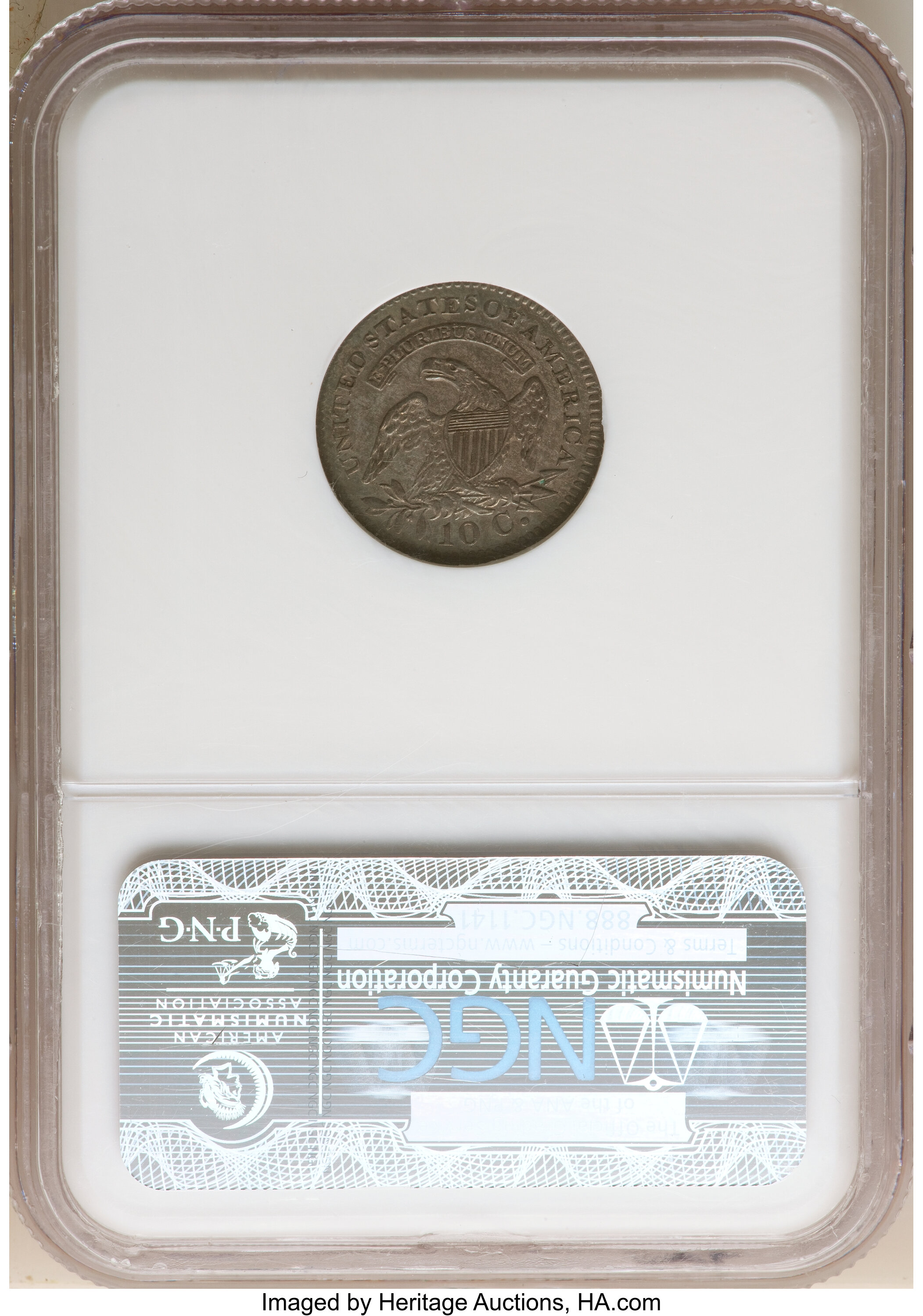 1821 10c Large Date, JR-7 G4 thumbnail 8