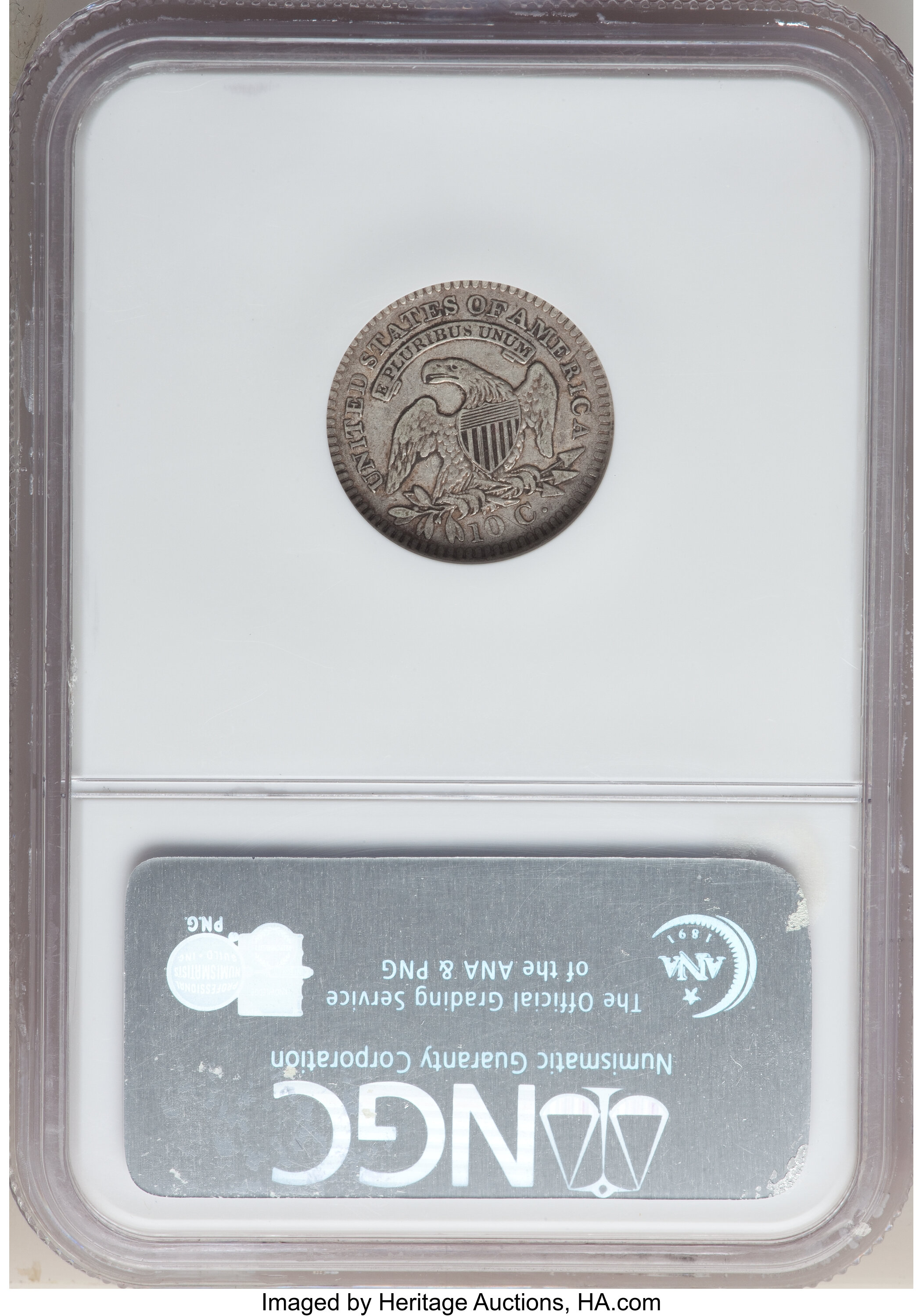1821 10c Small Date, JR-8 VF20 thumbnail 6
