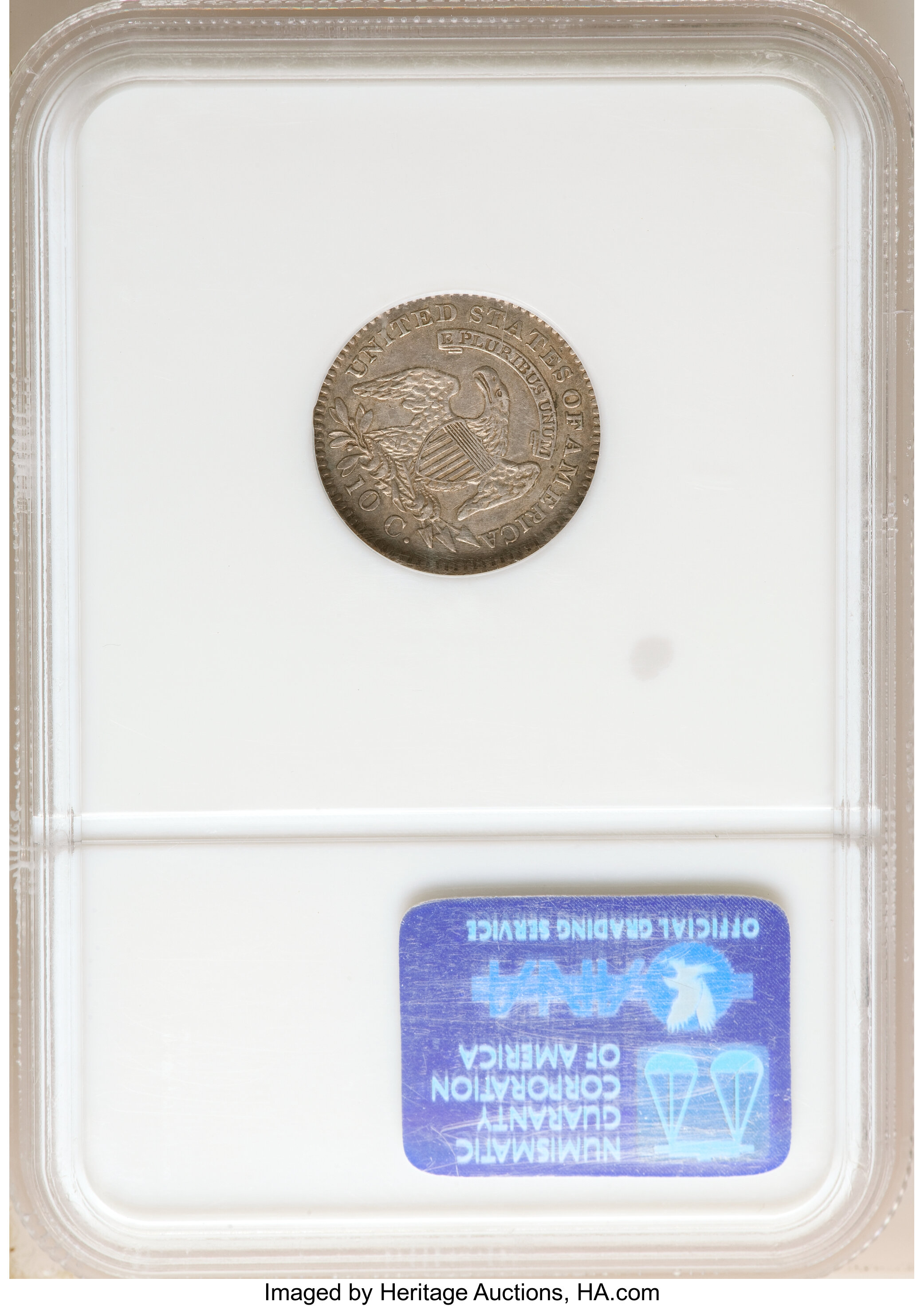 1821 10c Small Date, JR-9 AG3 thumbnail 18