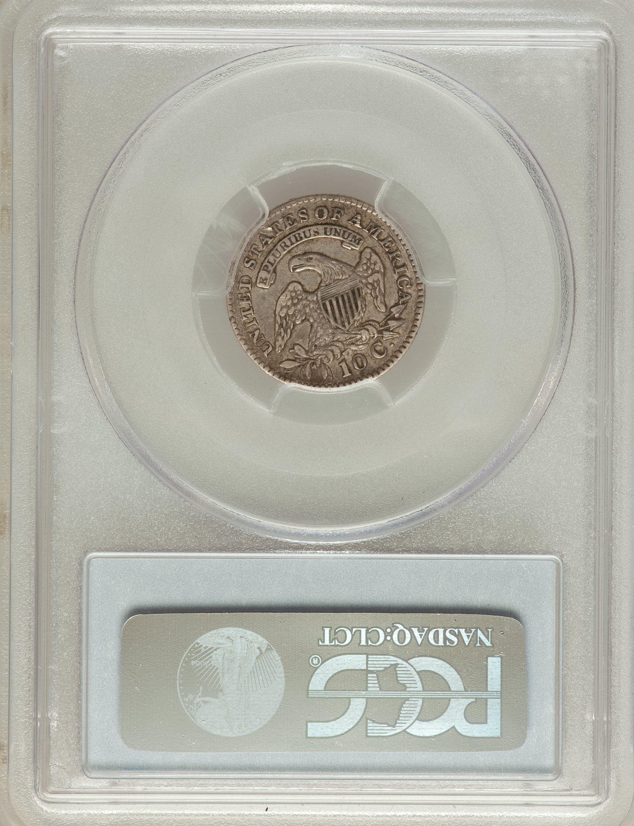 1827 10c Pointed Top 1, JR-12 VF30 thumbnail 8