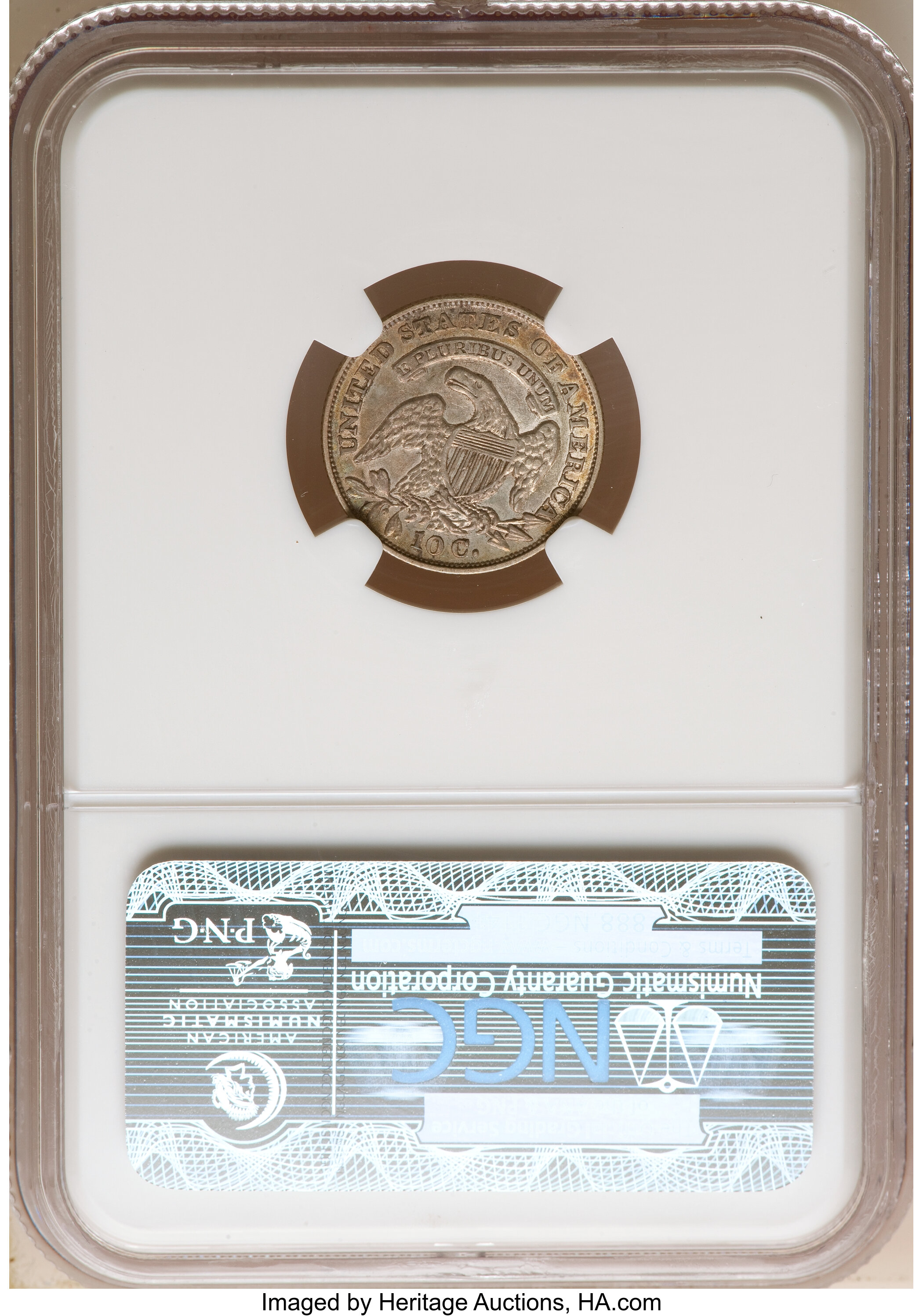 1832 10c JR-5 XF45 CAC thumbnail 4