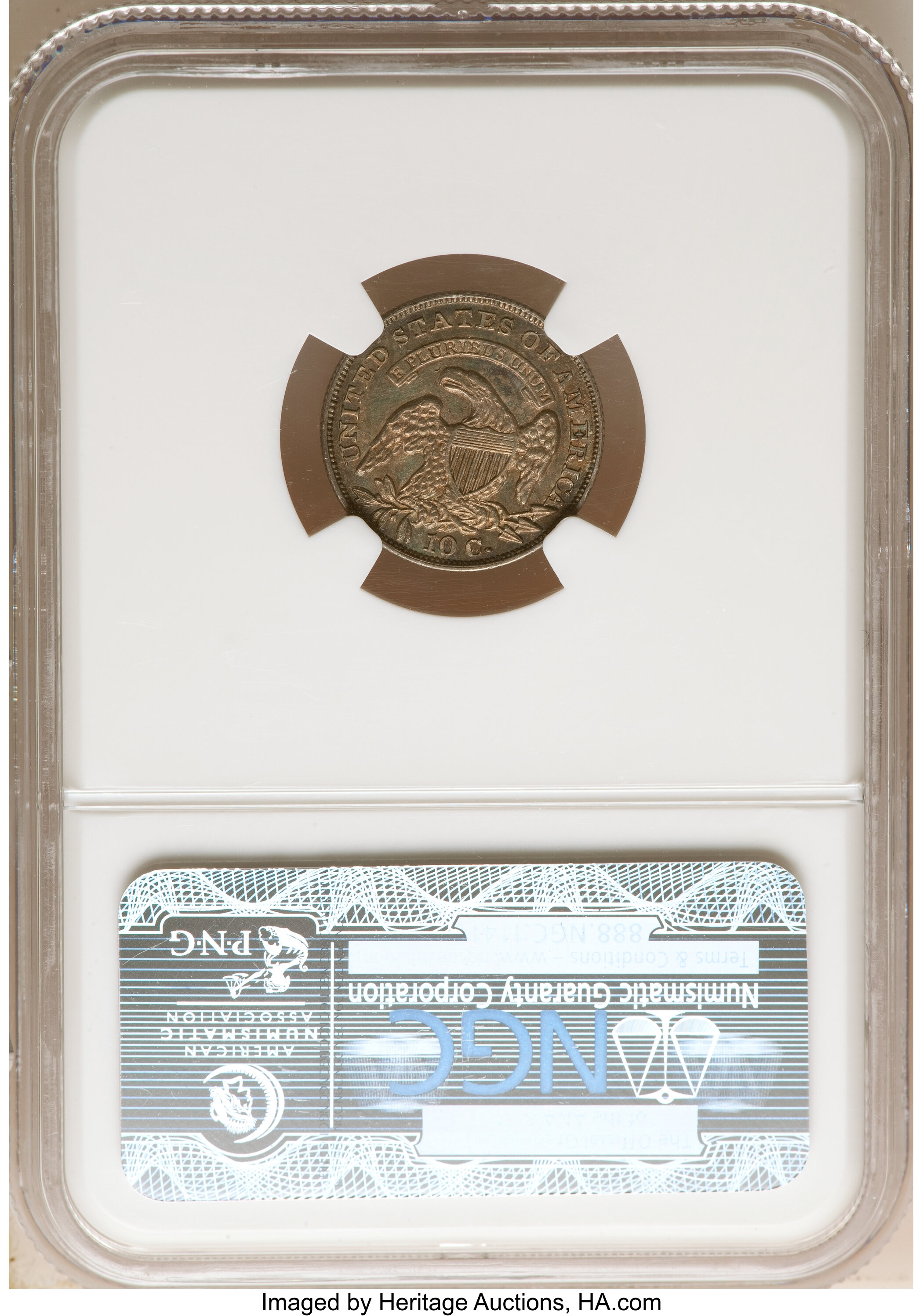 1834 10c Large 4, JR-5 AG3 thumbnail 25