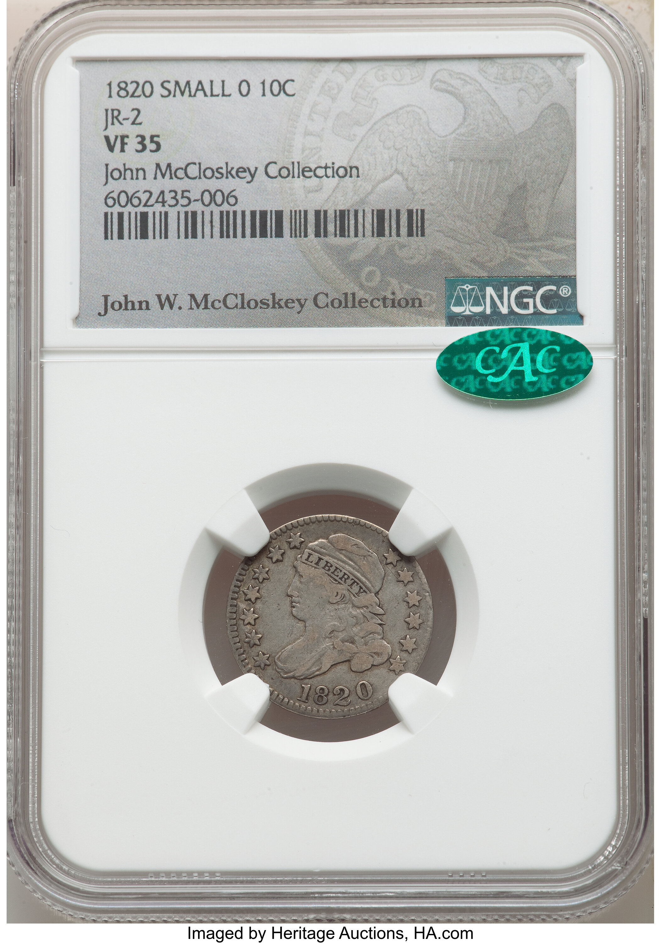 1820 10c Small 0, JR-2 AG3 thumbnail 14