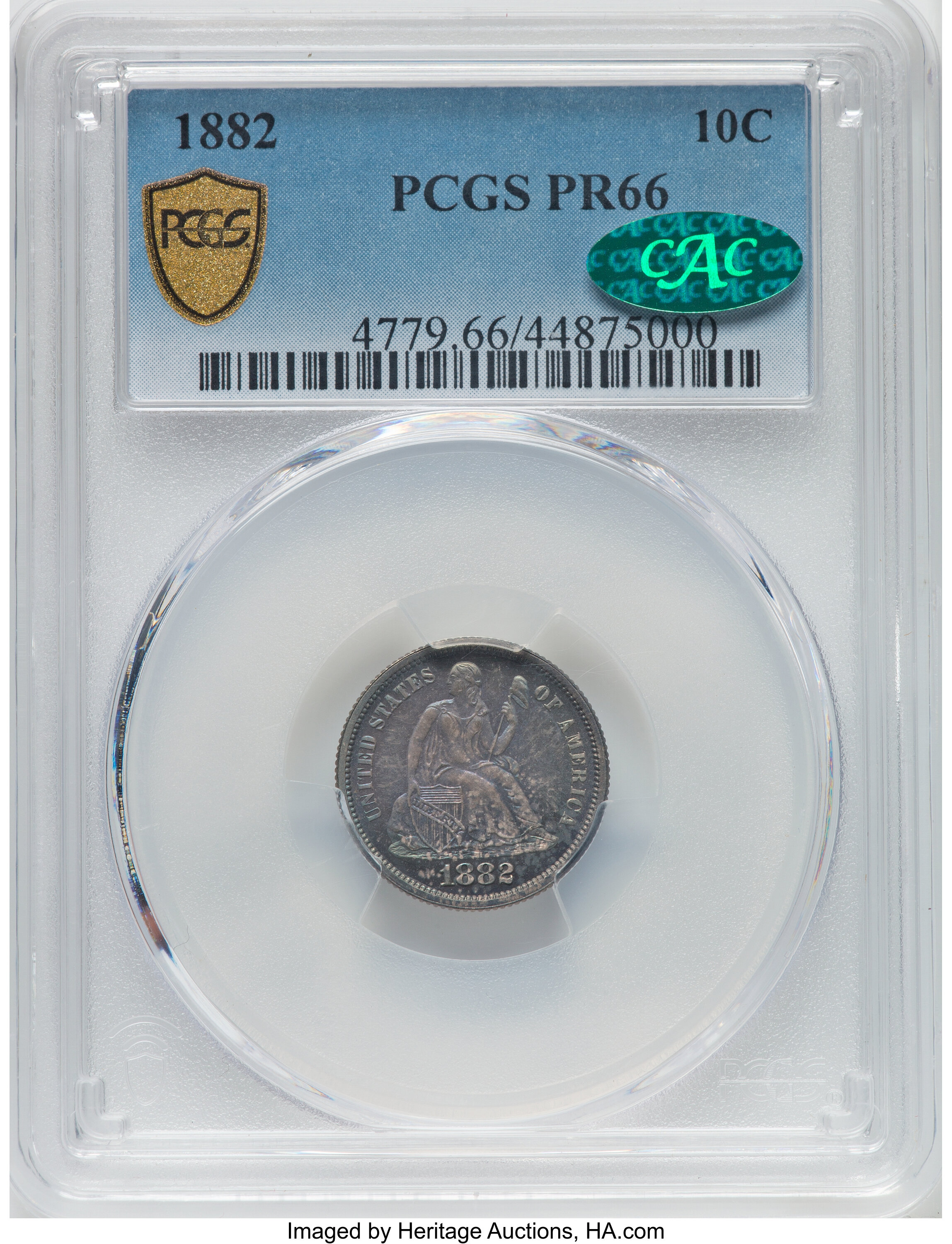 1882 10c PR68 thumbnail 9
