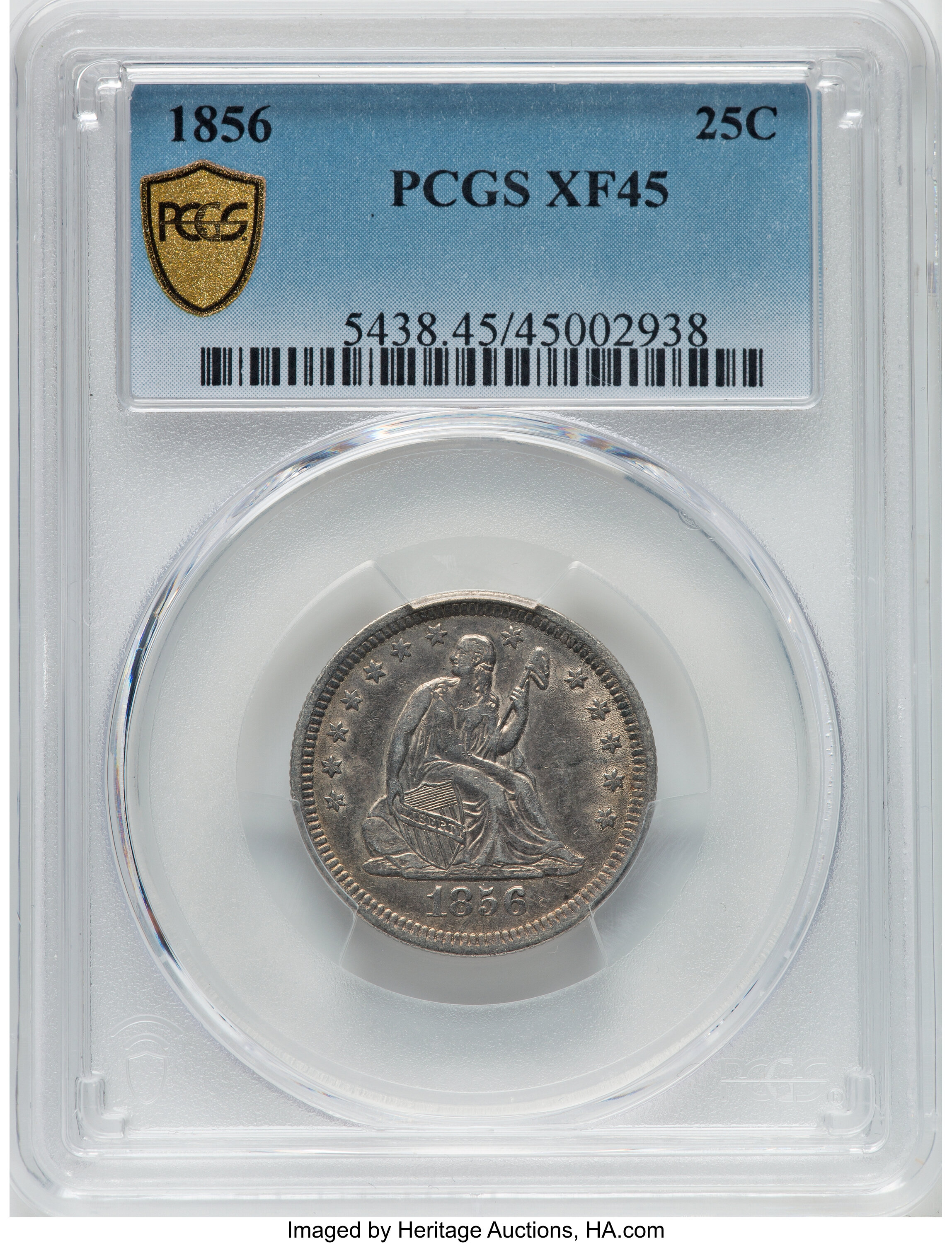 1856 25c XF45 thumbnail 6
