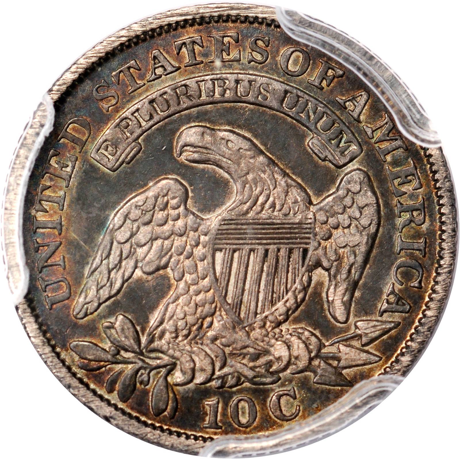 1830 10c Medium 10C, JR-6 AG3 CAC thumbnail 4