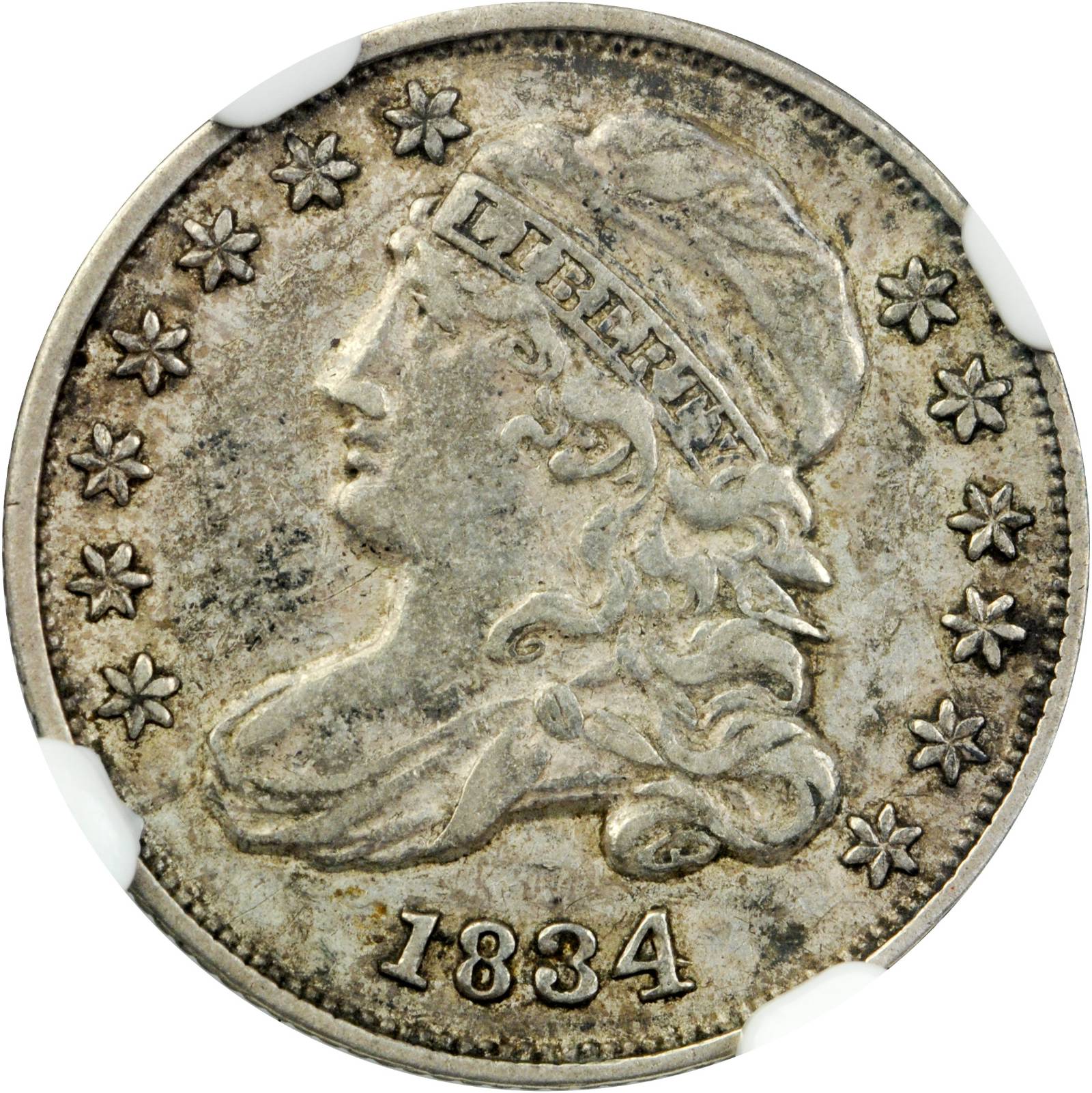 1834 10c Large 4, JR-5 AG3 thumbnail 16