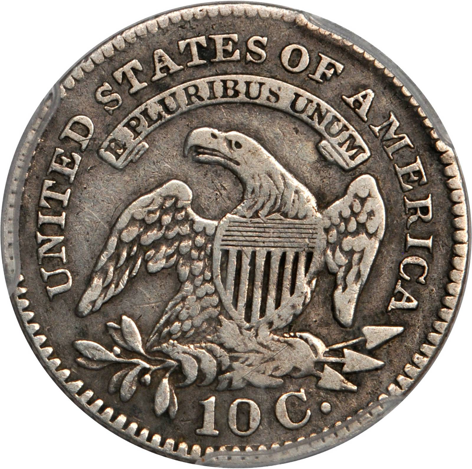 1827 10c Pointed Top 1, JR-3 VF30 thumbnail 22