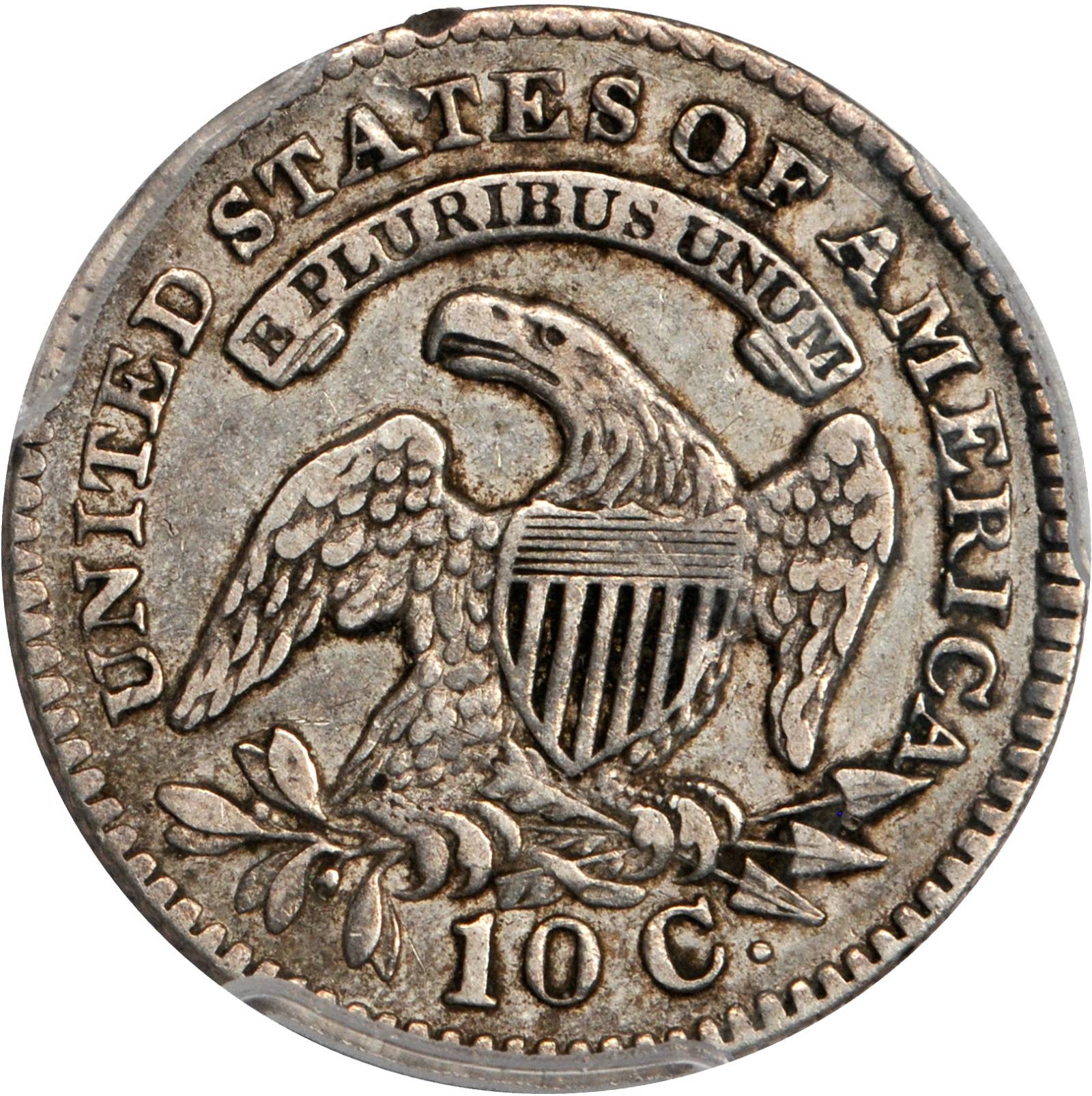 1827 10c Pointed Top 1, JR-12 VF30 thumbnail 12
