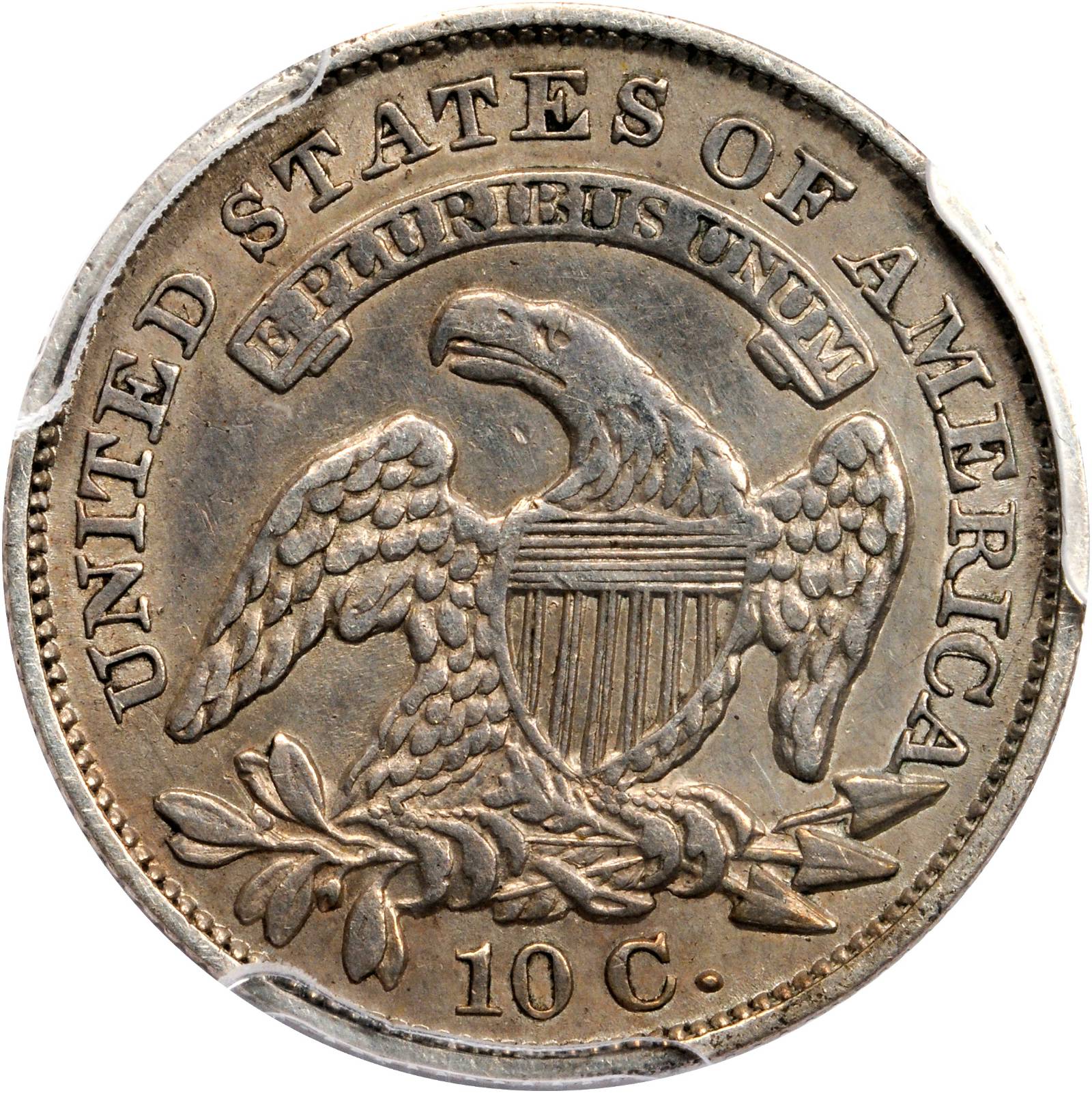 1829 10c Medium 10C, JR-12 G4 thumbnail 2