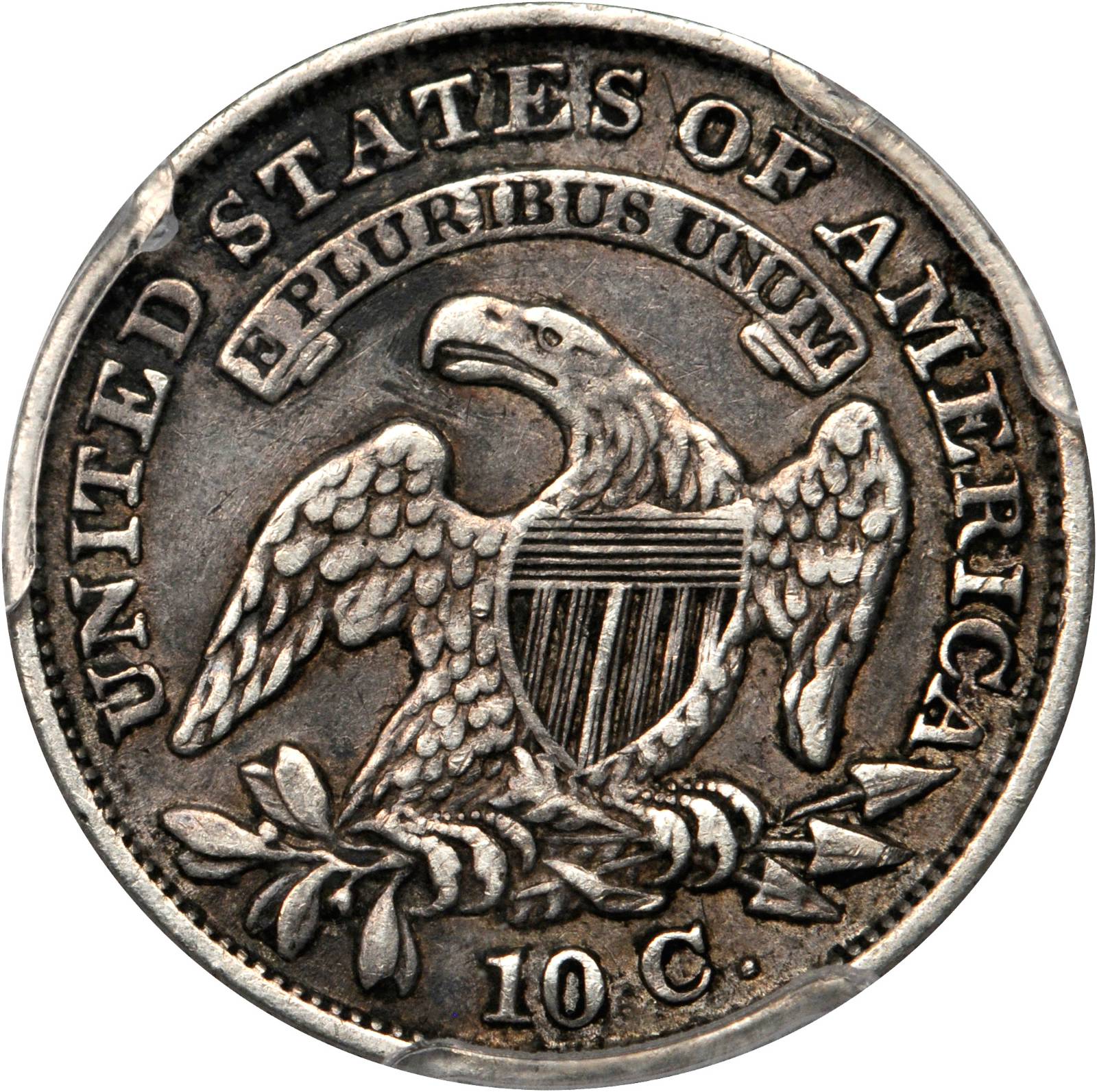 1830 10c Medium 10C, JR-8 AG3 thumbnail 2